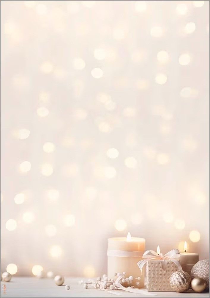 Sigel Briefpapier SIGEL Weihnachtsbriefpapier Golden Glow Motiv DIN A4 90 g/qm 100 Blatt