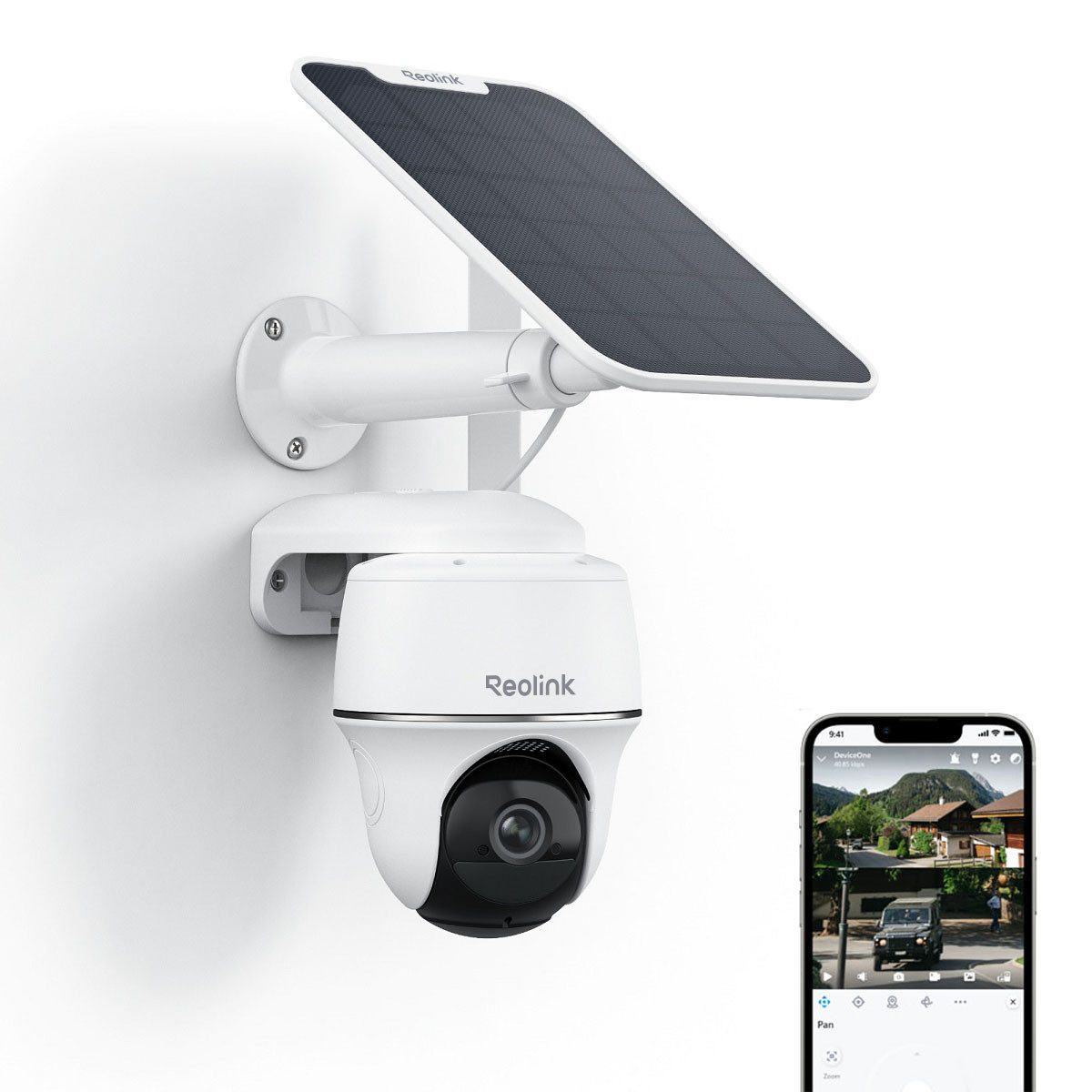 Reolink Überwachungskamera 5MP 3G/4G LTE Akku (Außenbereich, mit SIM-Kartenslot+32GB SD Karte,Intelligenter Erkennung,IR-Nachtsicht)