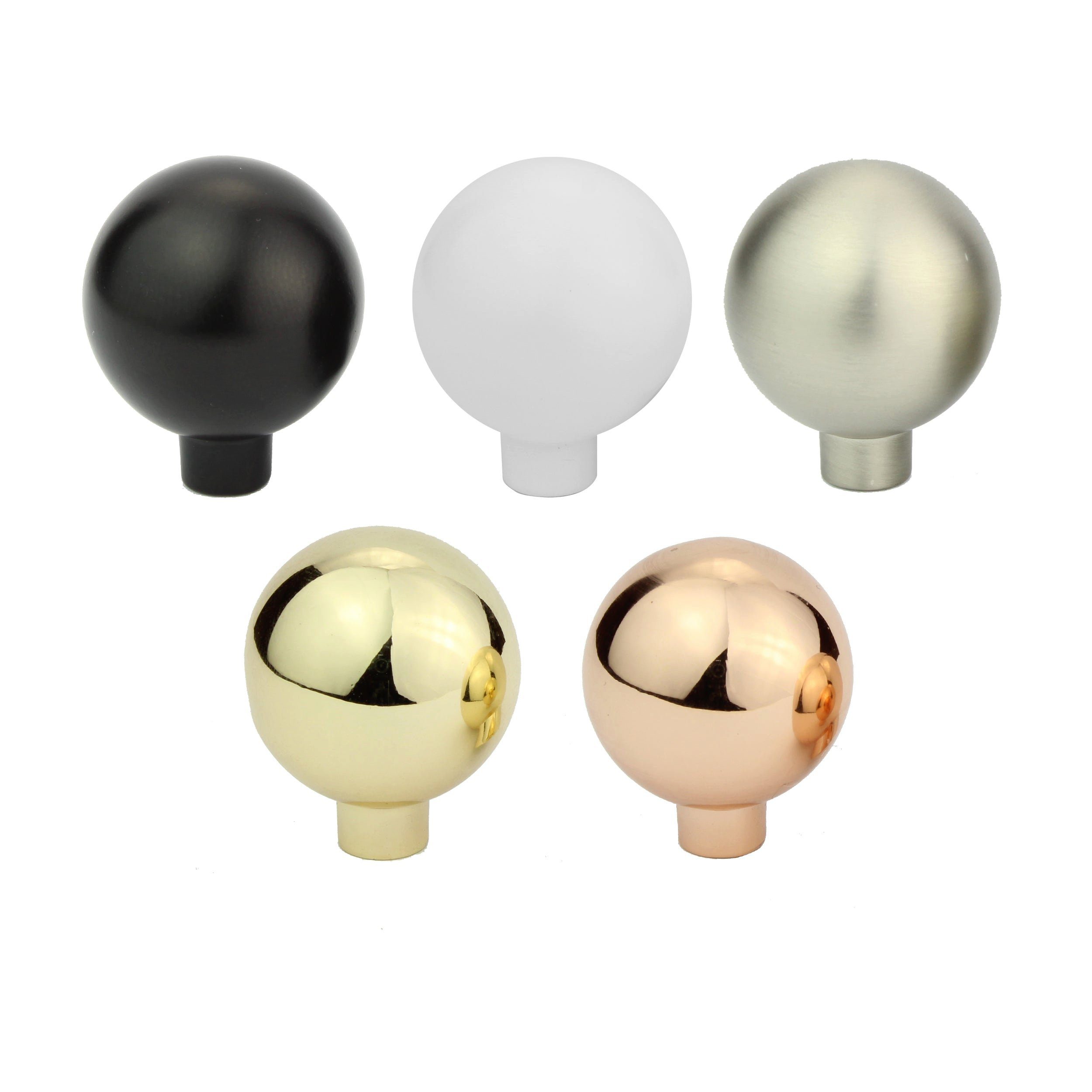 Natural Goods Berlin Möbelgriff BALL (10-St), Möbelknopf, Schrankgriff, Knauf für Schublade und Tür, Roségold