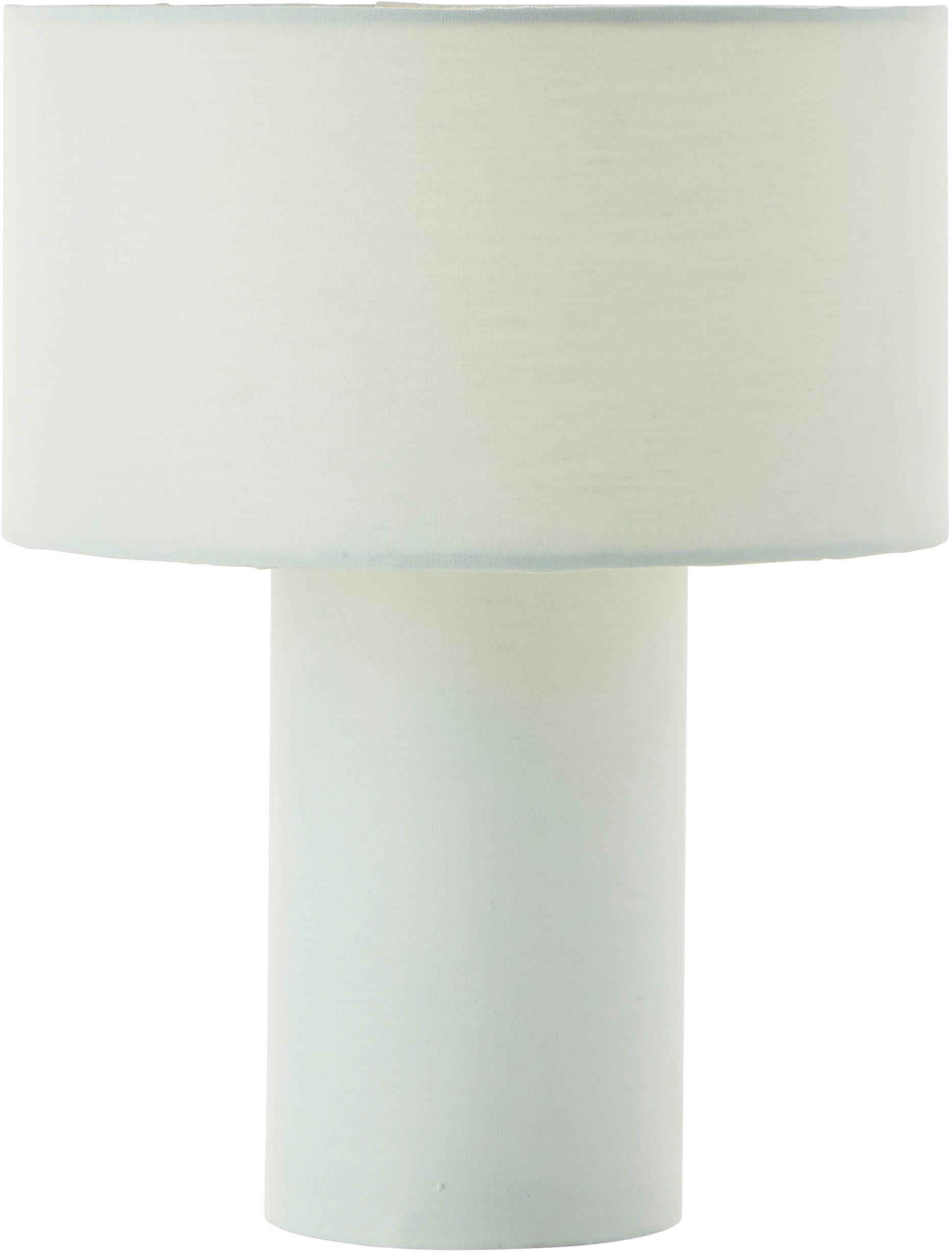 my home Tischleuchte Alrik - Lampe mit Stoffschirm, Ein-/Ausschalter, ohne günstig online kaufen