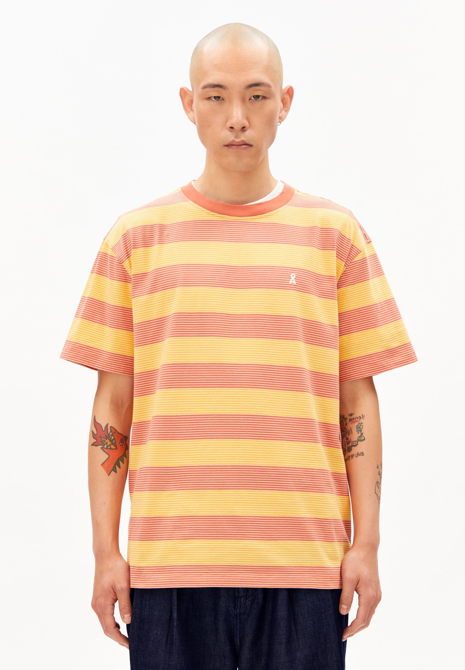 Armedangels T-Shirt MAARKOS STRIPES T-Shirt aus Bio-Baumwolle Relaxed Fit
