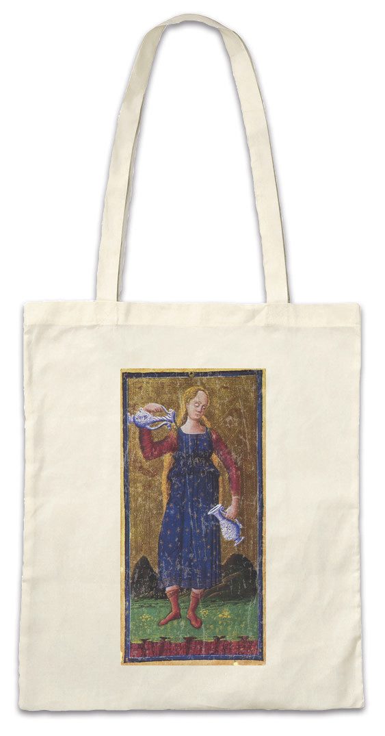 Beuteltasche Tarot Arcanum Temperance Stofftasche Karte Karten Card Voddoo Mäßigung