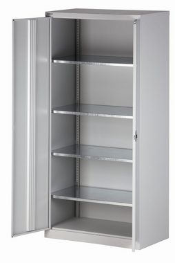 Bisley Aktenschrank Universal 505 Korpus lichtgrau, Fronten oxfordblau