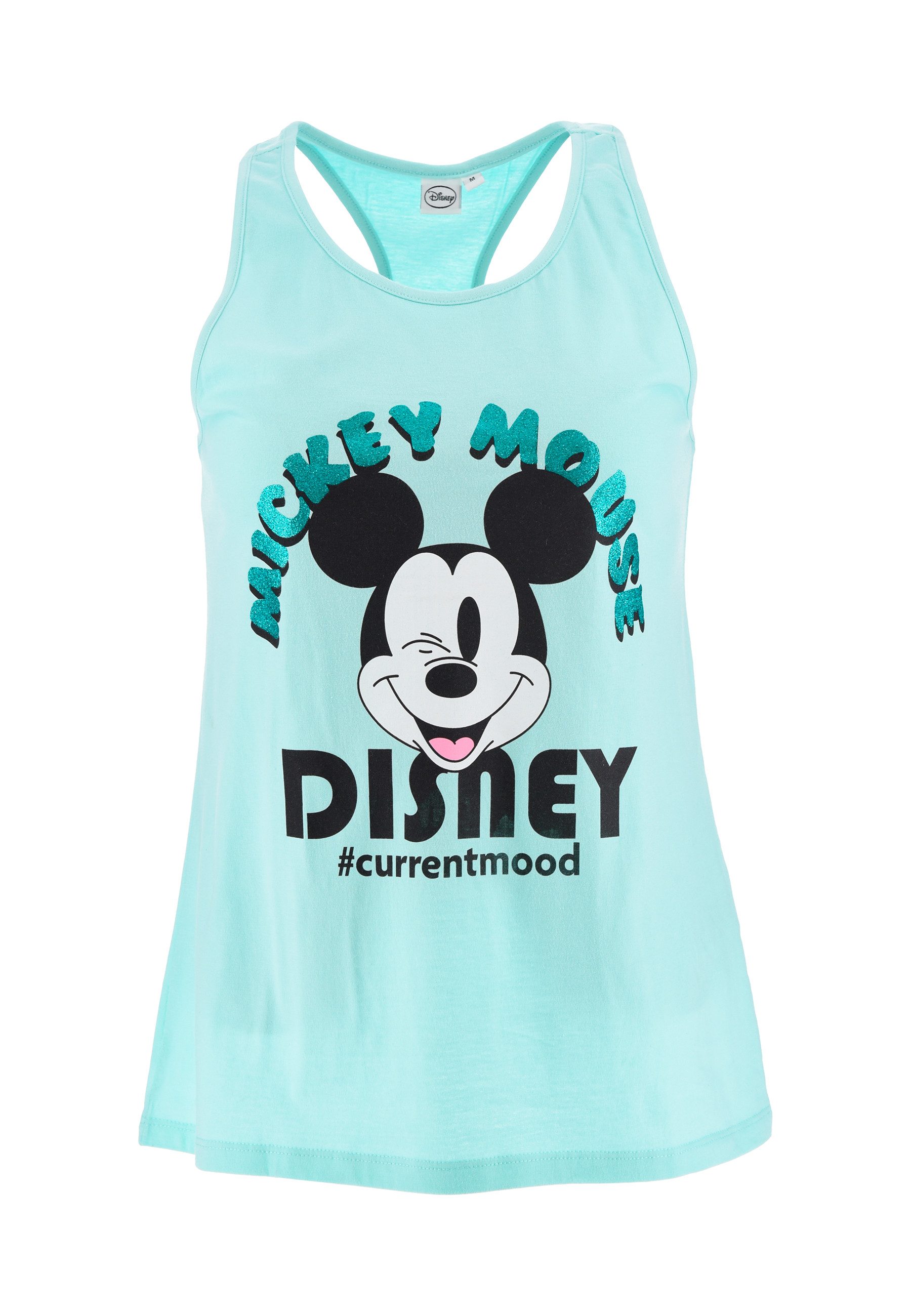 Disney Mickey Mouse Muskelshirt Damen Tank-Top Shirt ärmellos