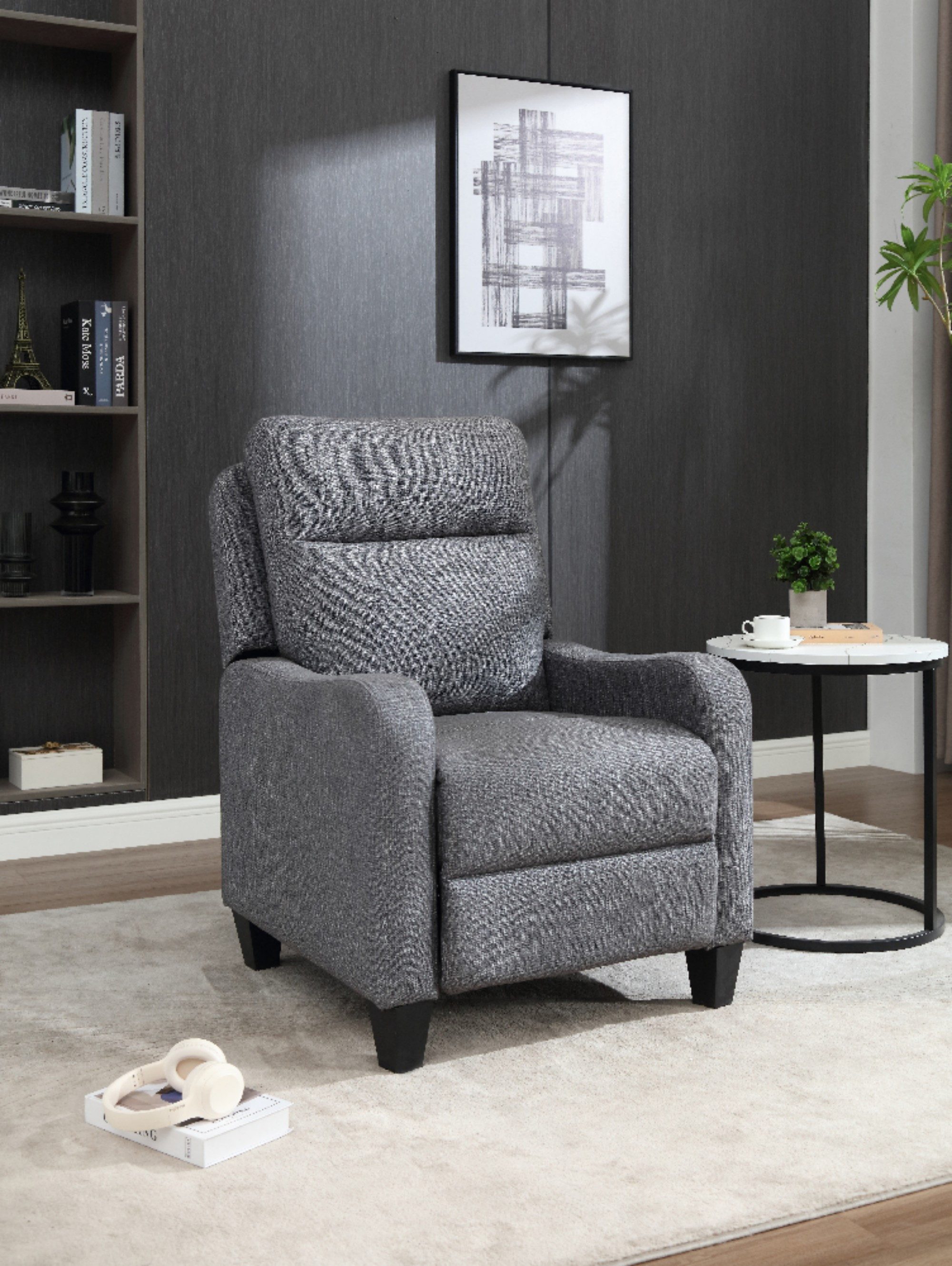 Happy Home Relaxsessel Bequemer Sessel mit Armlehnen Gemütlicher Relaxsessel für Wohnzimmer