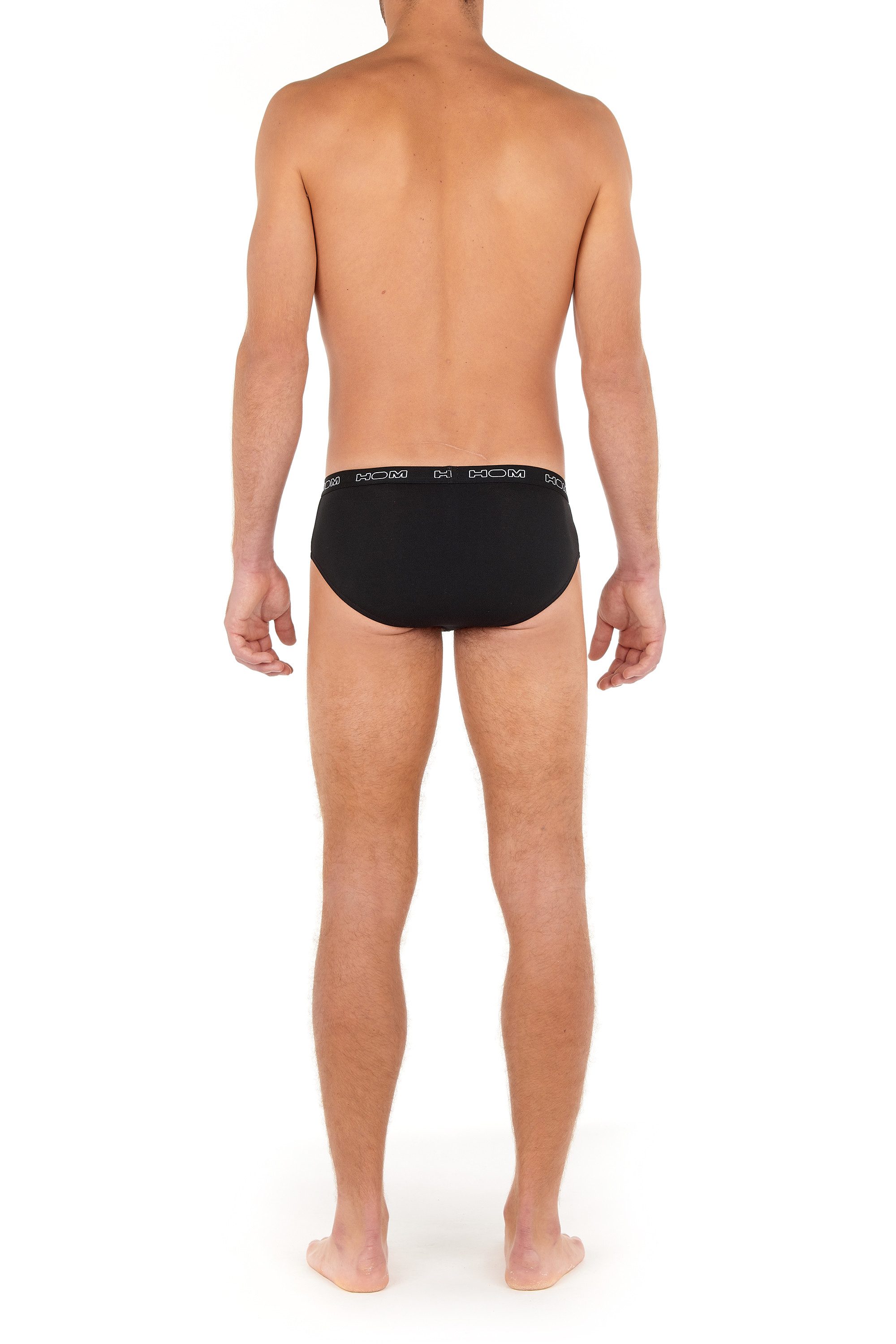 Hom Slip Boxerlines 2 (3er Pack) bequem, weich, eng, elastisch, basic, Logobund, Baumwollmix