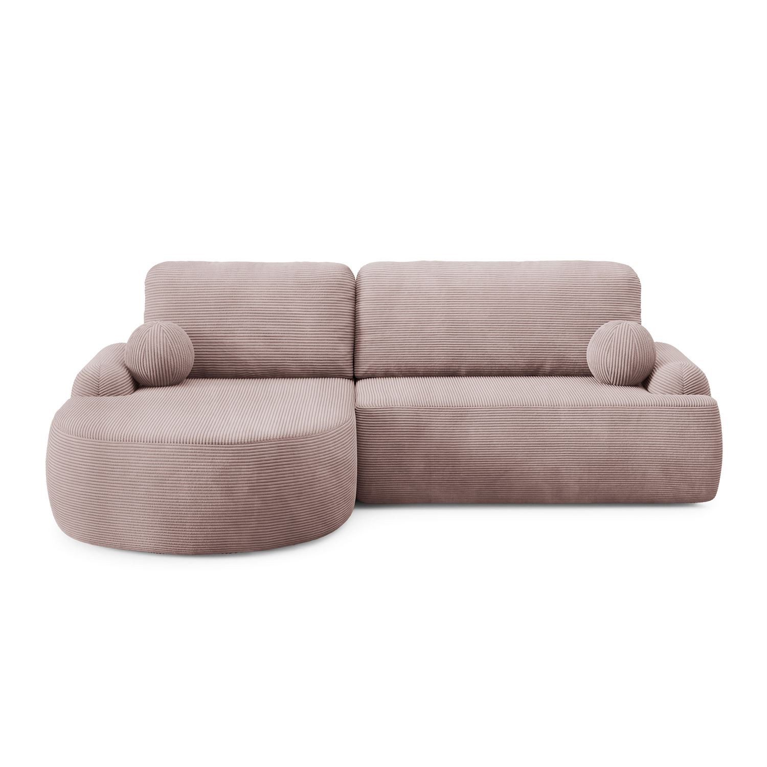 Lookway Ecksofa CLEO CORD Rundes Ecksofa günstig online kaufen
