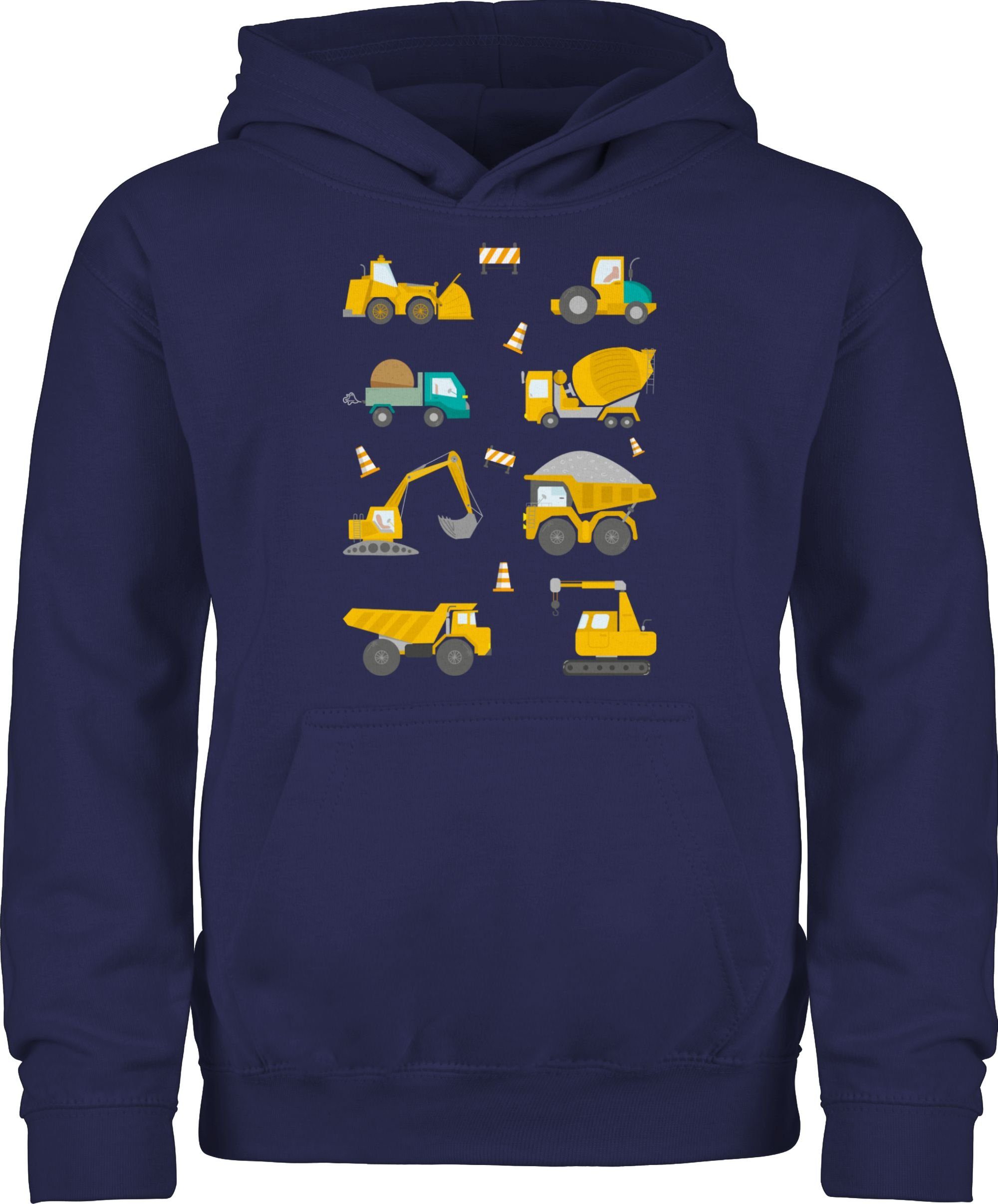Hoodie Baustellen Fahrzeuge