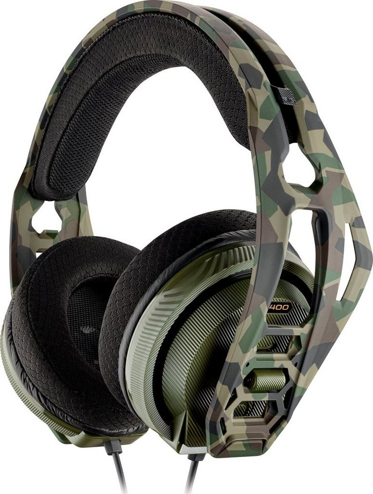 nacon Nacon RIG 400HX Gaming-Headset, Camo-grün, 3,5 mm Klinke Gaming- Headset (kabelgebunden, Stereo, Over Ear, PC, Xbox one, Mac)