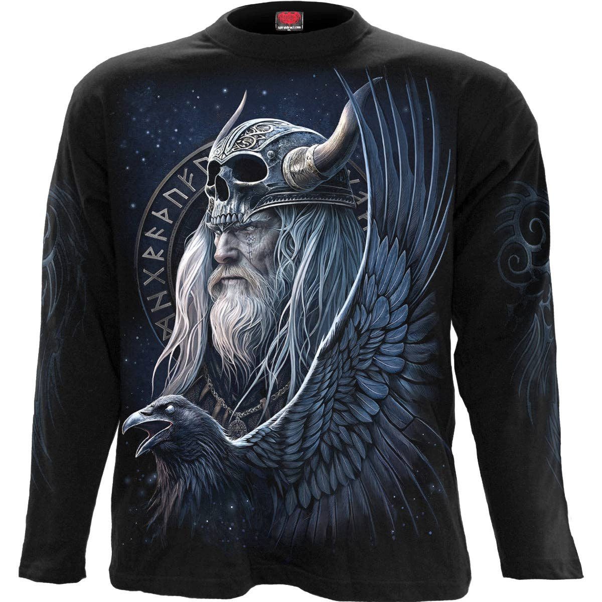 Spiral Print-Shirt ODINS KRIEGER - Langarmshirt günstig online kaufen