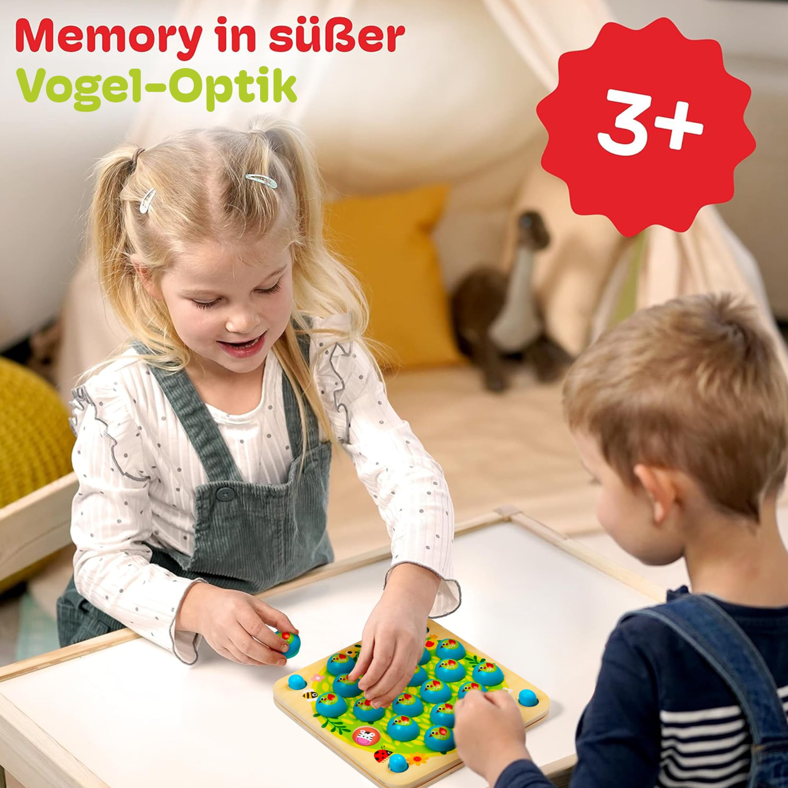 Cubidi Lernspielzeug Memory für Kleinkinder⎥ Montessori günstig online kaufen