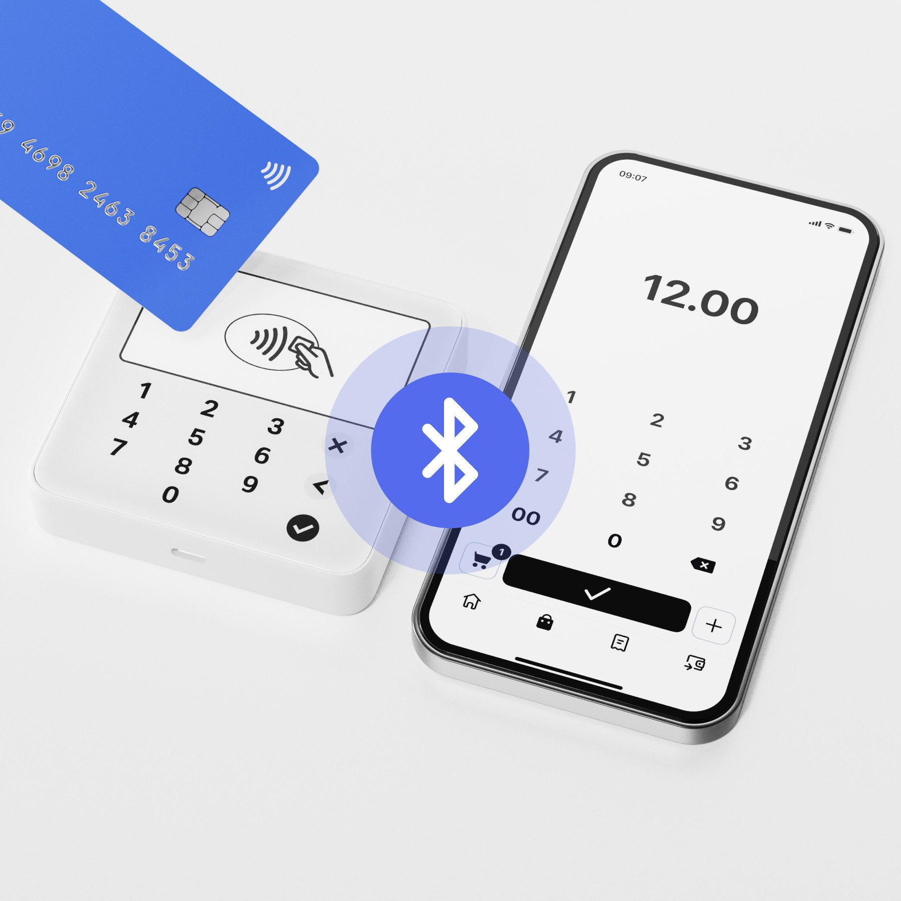 SumUp Kassensystem Solo Lite Kartenterminal, Mobil, kompakt & ideal für den schnellen Einstieg