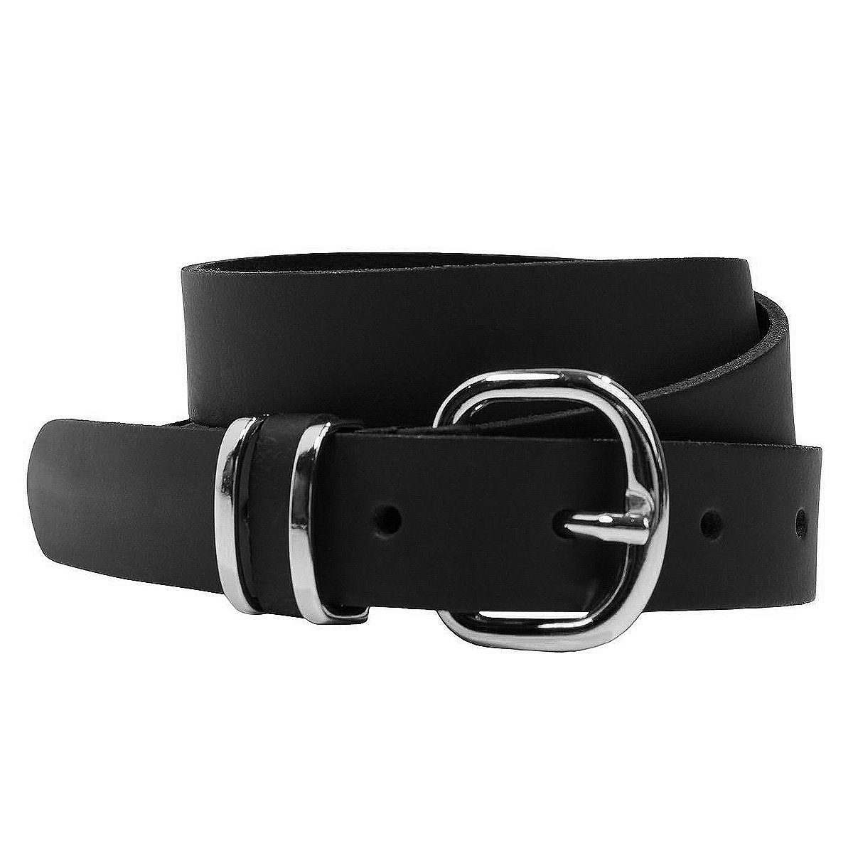 Ledergürtel Narrow Leather Belt Damen Leder Gürtel mit Dornschließe 012EA1S301-001