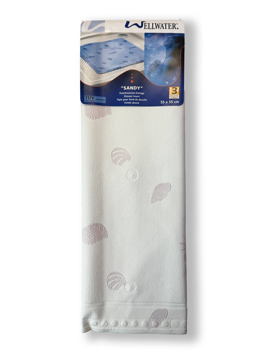 Wellwater Duschmatte Sandy, Saugnäpfe, Rutschhemmend, mit Saugnäpfen, Rutsc günstig online kaufen