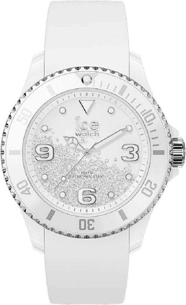 ice-watch Quarzuhr, Ice-Watch - ICE silver (Medium) White crystal