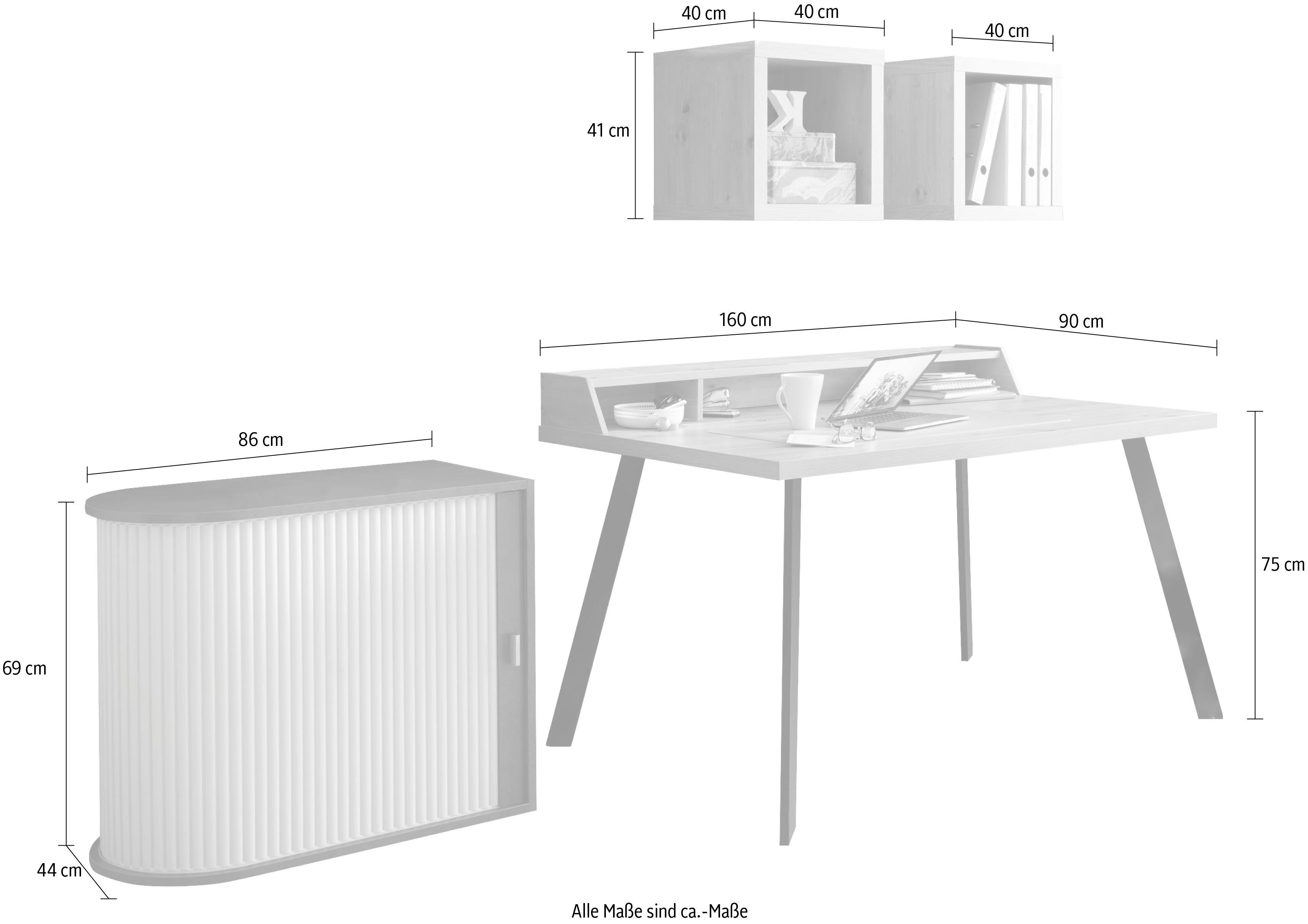 Mäusbacher Büromöbel-Set, (4-tlg)