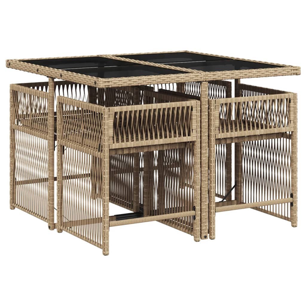 vidaXL Garten-Essgruppe 5-tlg. Garten-Essgruppe mit Kissen günstig online kaufen