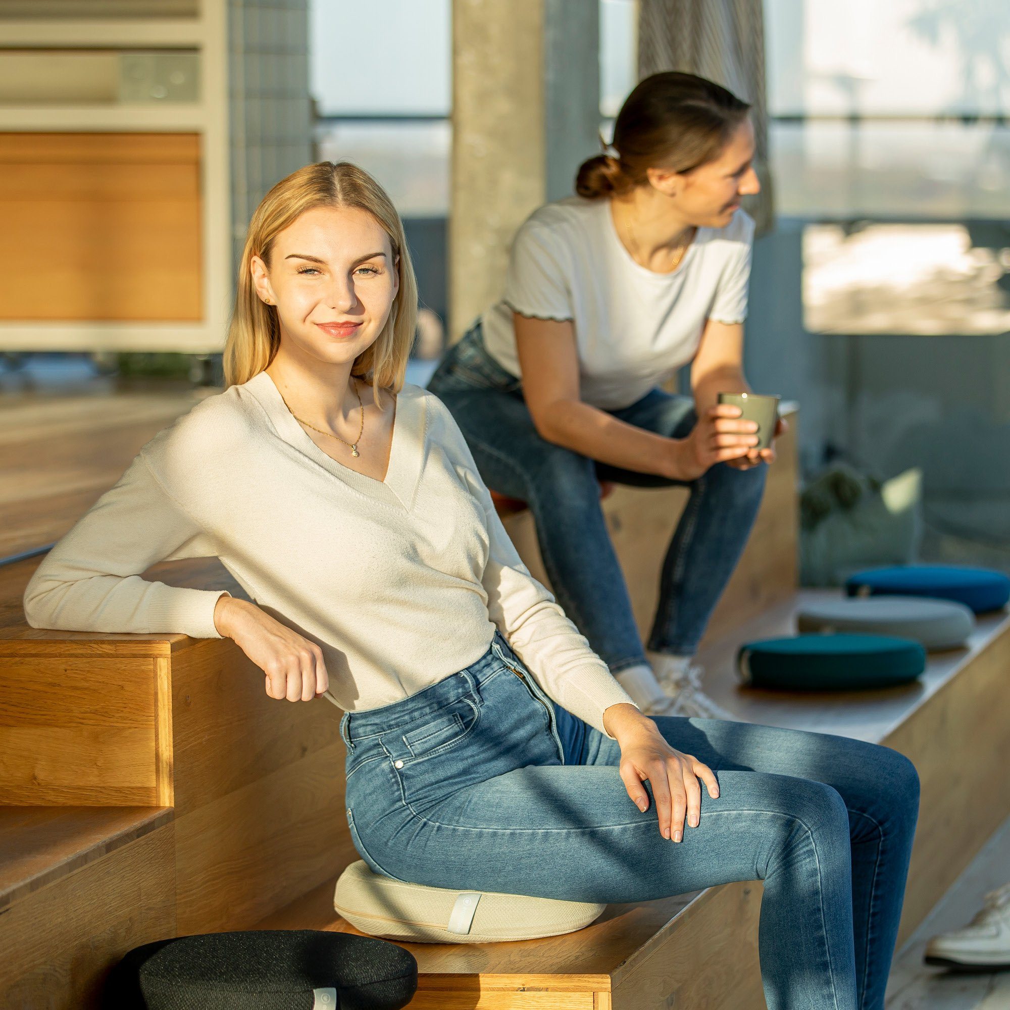 Ergotopia Balancekissen Büro Germany, in Bezug, Made oder Kissenbezug Hause Petrol zu für und handgefertigt, für 33 cm Gleichgewichtskissen Ballsitzkissen