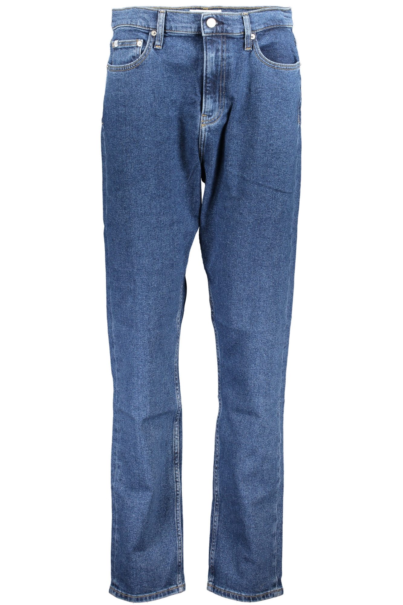 Calvin Klein Jeans 5-Pocket-Jeans Authentische Damen Slim Straight Jeans in Blau mit 5 Taschen
