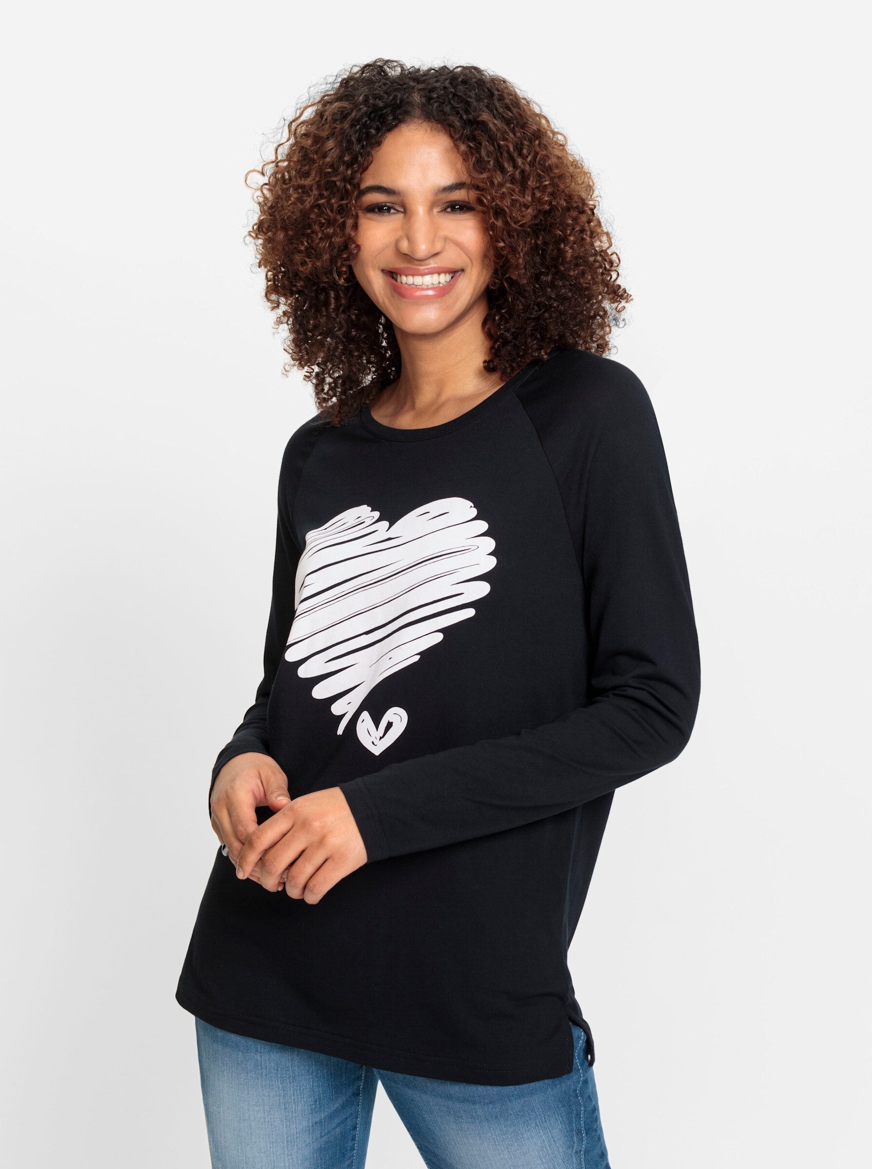 T-Shirt Rundhalsshirt .