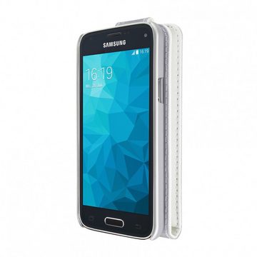 Artwizz Flip Case SeeJacket® Leather FLIP for Samsung Galaxy S5 mini, white