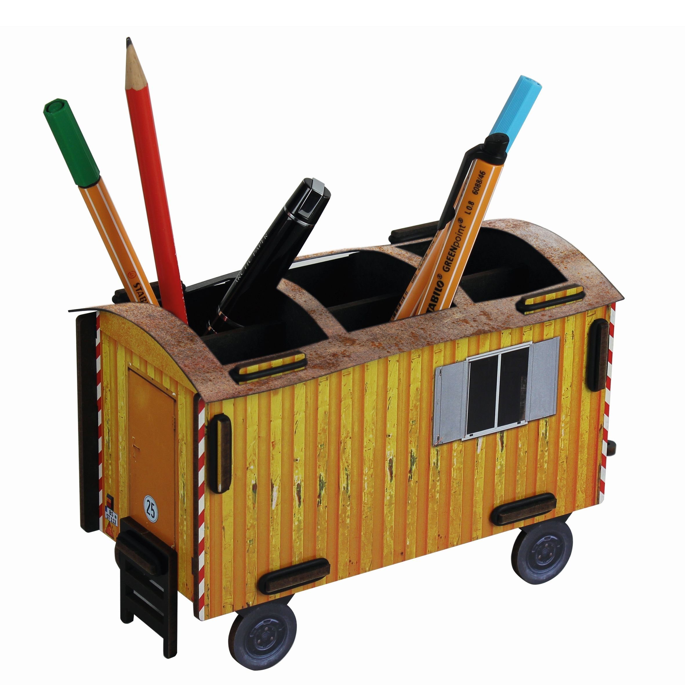WERKHAUS® Aufbewahrungsbox Werkhaus - Stiftebox Bauwagen günstig online kaufen