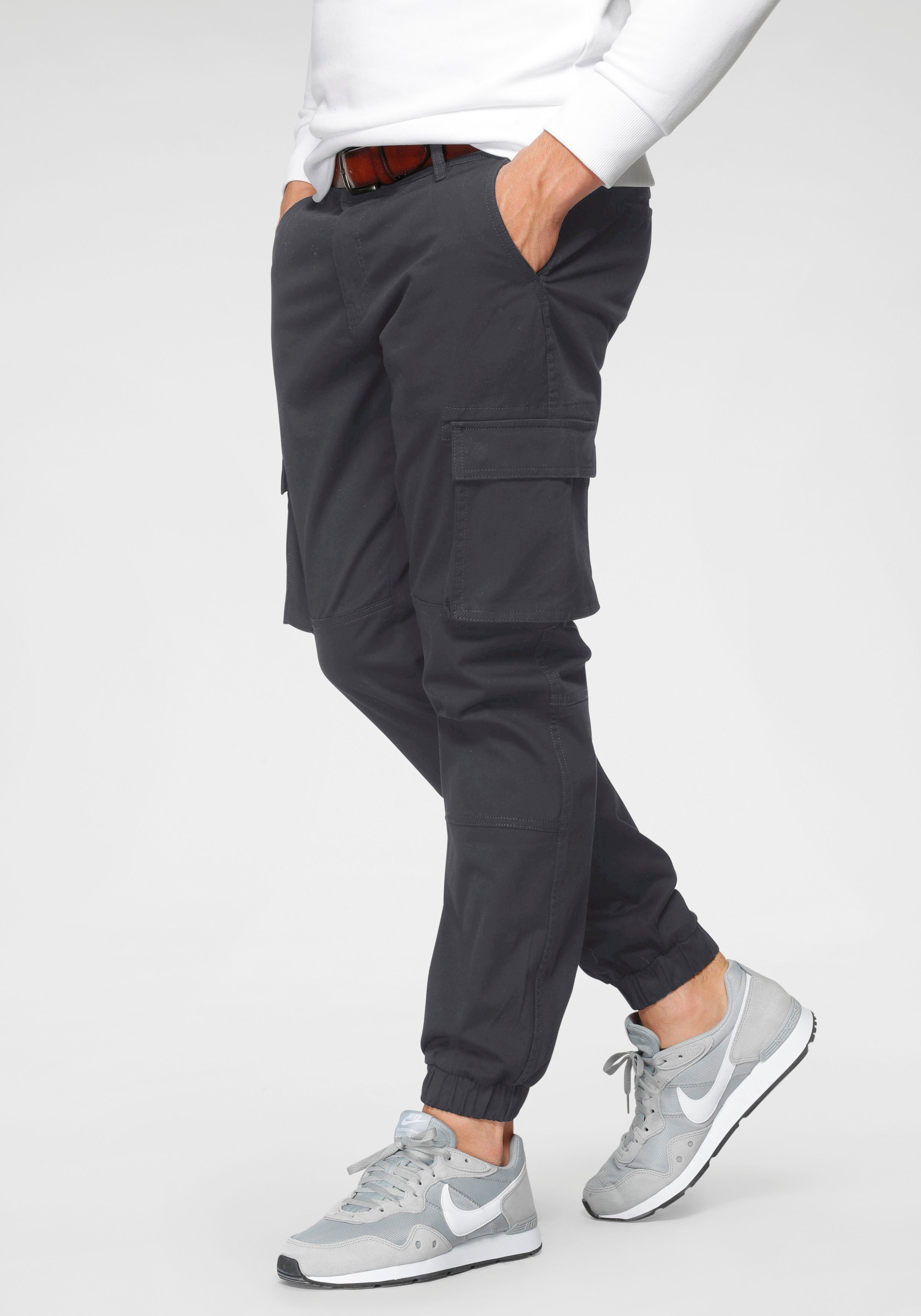 Only & Sons Herren Cargo Hose ONSCAM STAGE 6687 - Tapered Fit - Grau günstig online kaufen