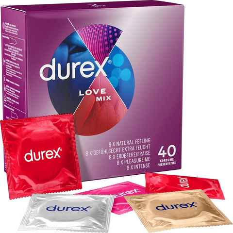 durex Kondome Durex Love Mix Packung, 40 St.