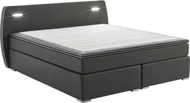 ATLANTIC home collection Boxspringbett, inklusive LED Beleuchtung und Topper  - Onlineshop Otto
