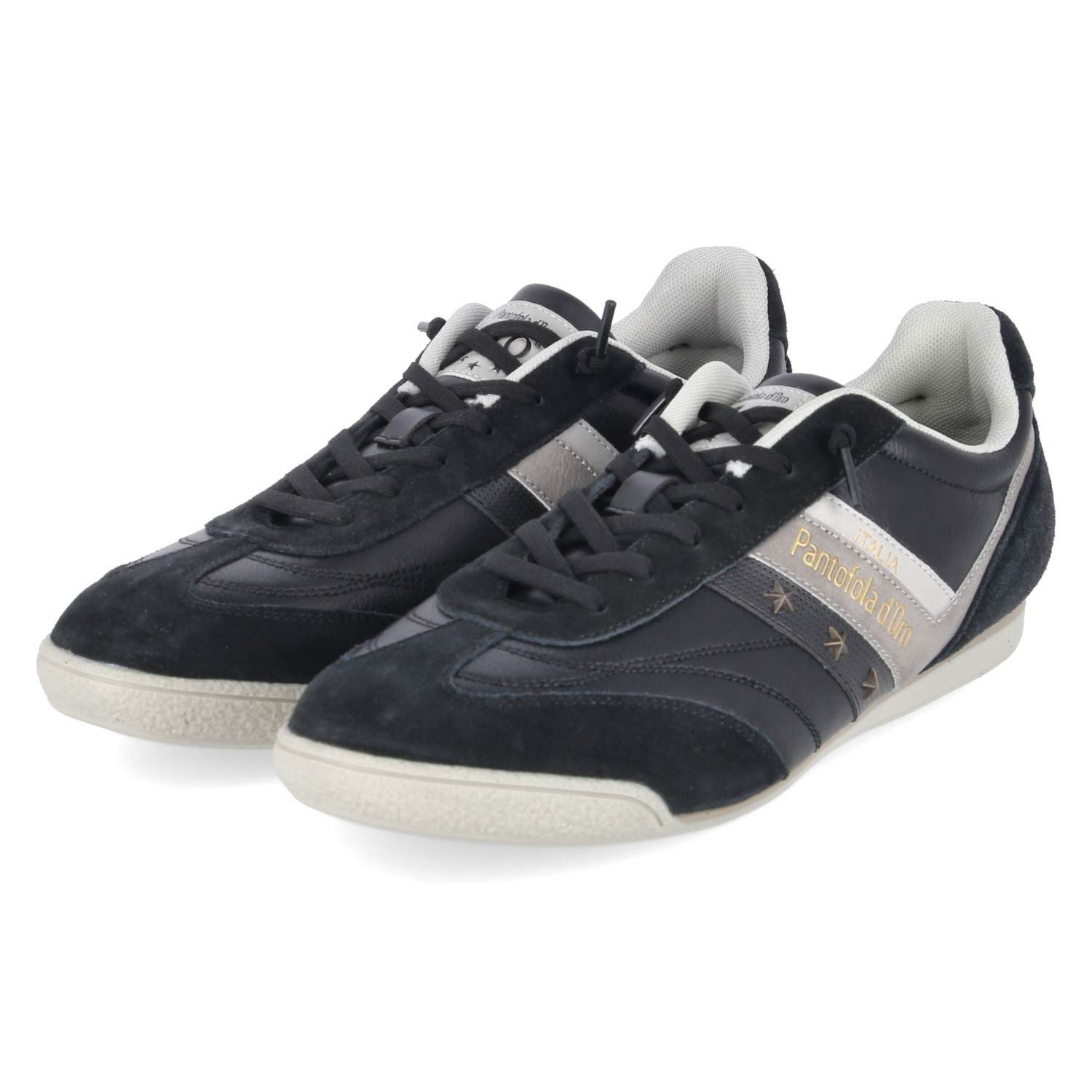 Pantofola d´Oro Pantofola d'oro PD001001761M-01-1147 Herren Leder und Synthetik black Schnürschuh
