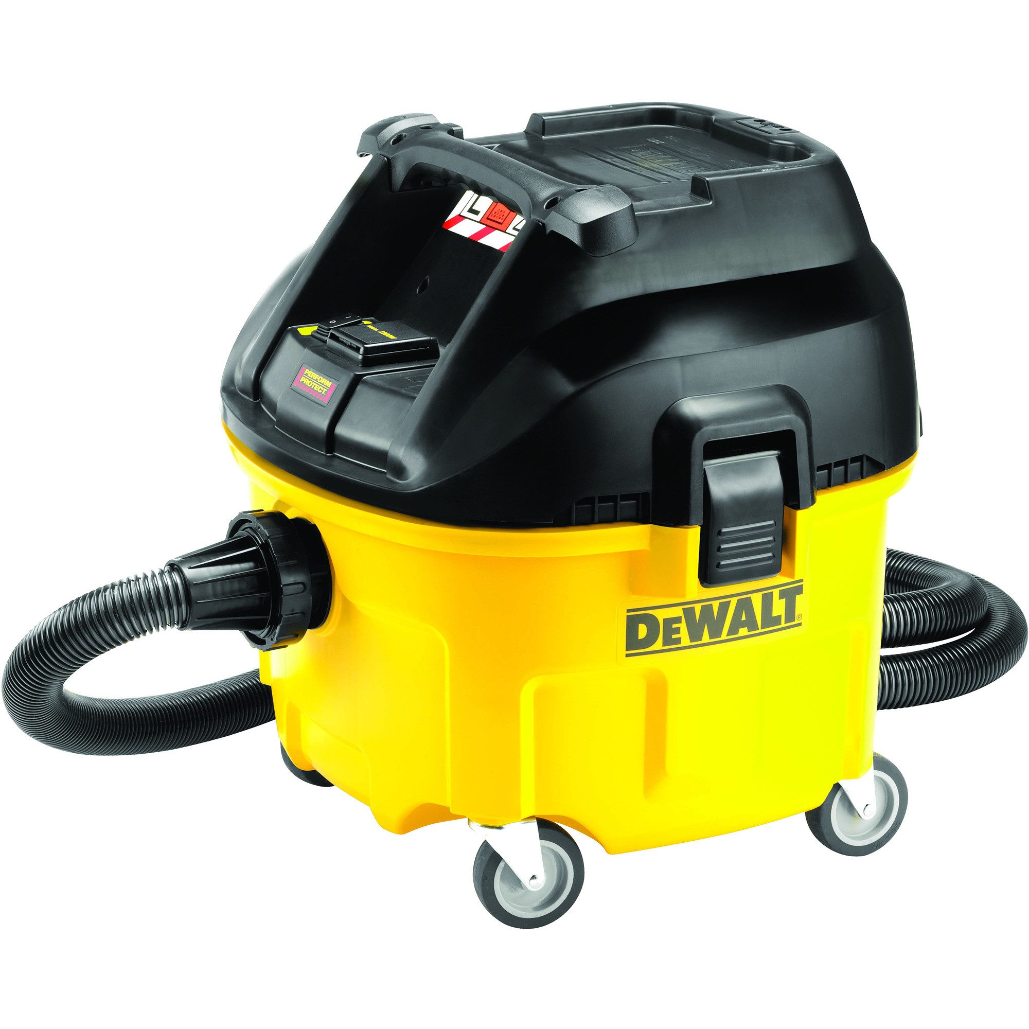 DeWalt Bodenstaubsauger DEWALT DWV901L-QS, Nass-/Trockensauger, (L-Klasse, 1400 W, Beutellos