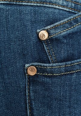 Herrlicher 7/8-Jeans GINA CROPPED POWERSTRETCH mit seitlichem Keileinsatz