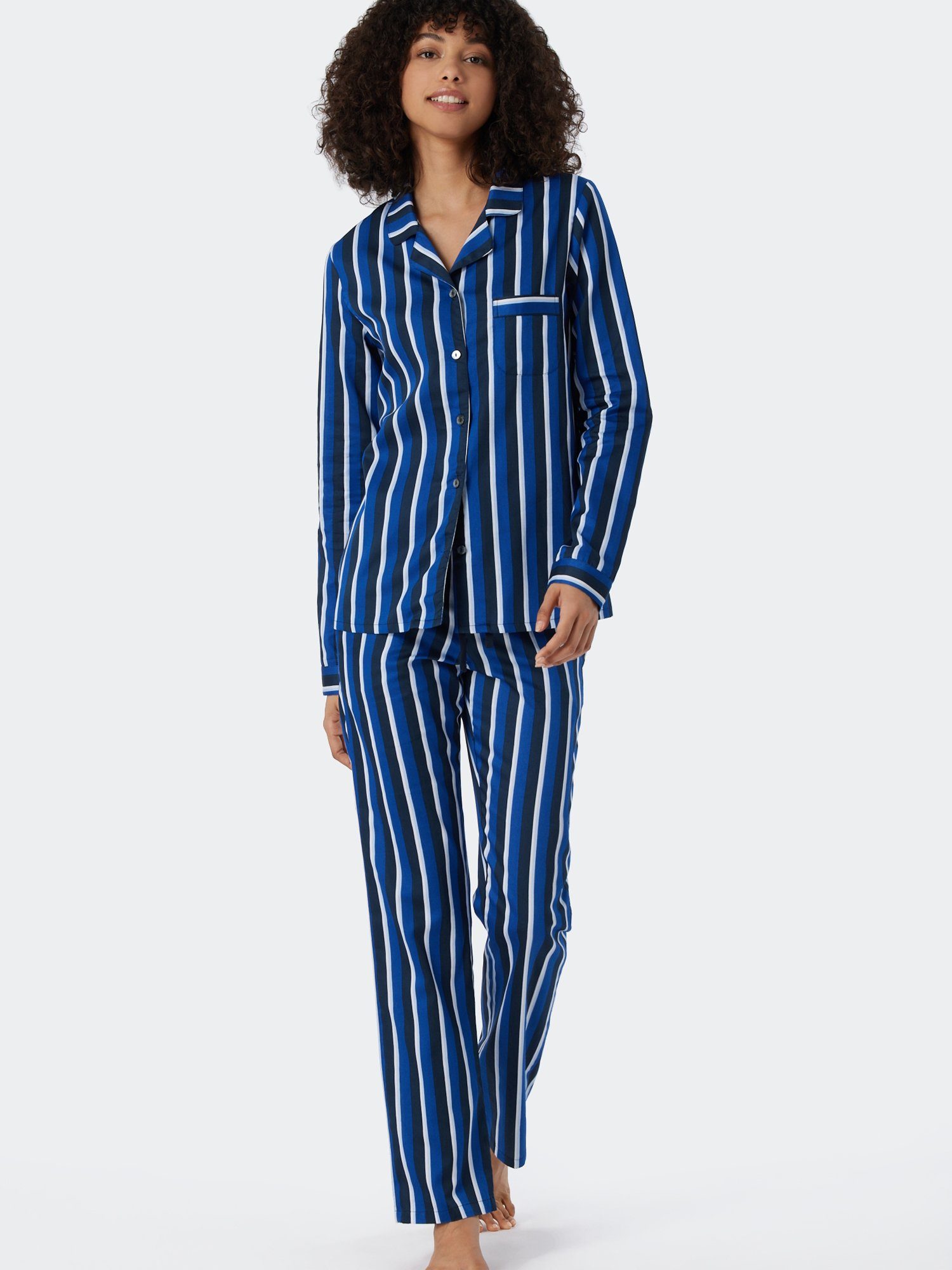 inspiration premium selected Pyjama Blau Schiesser