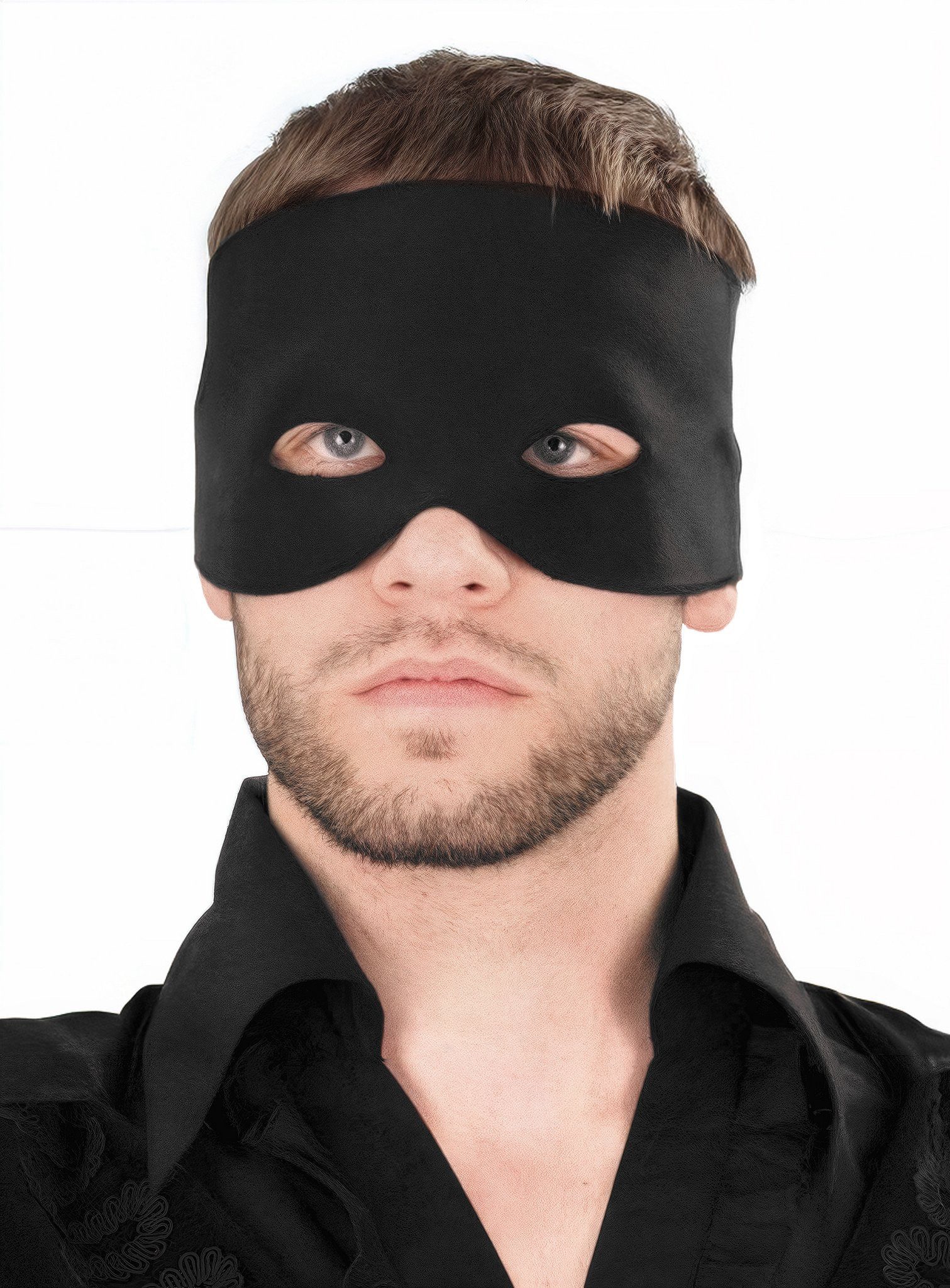 Verkleidungsmaske Zorro-Maske aus Baumwolle