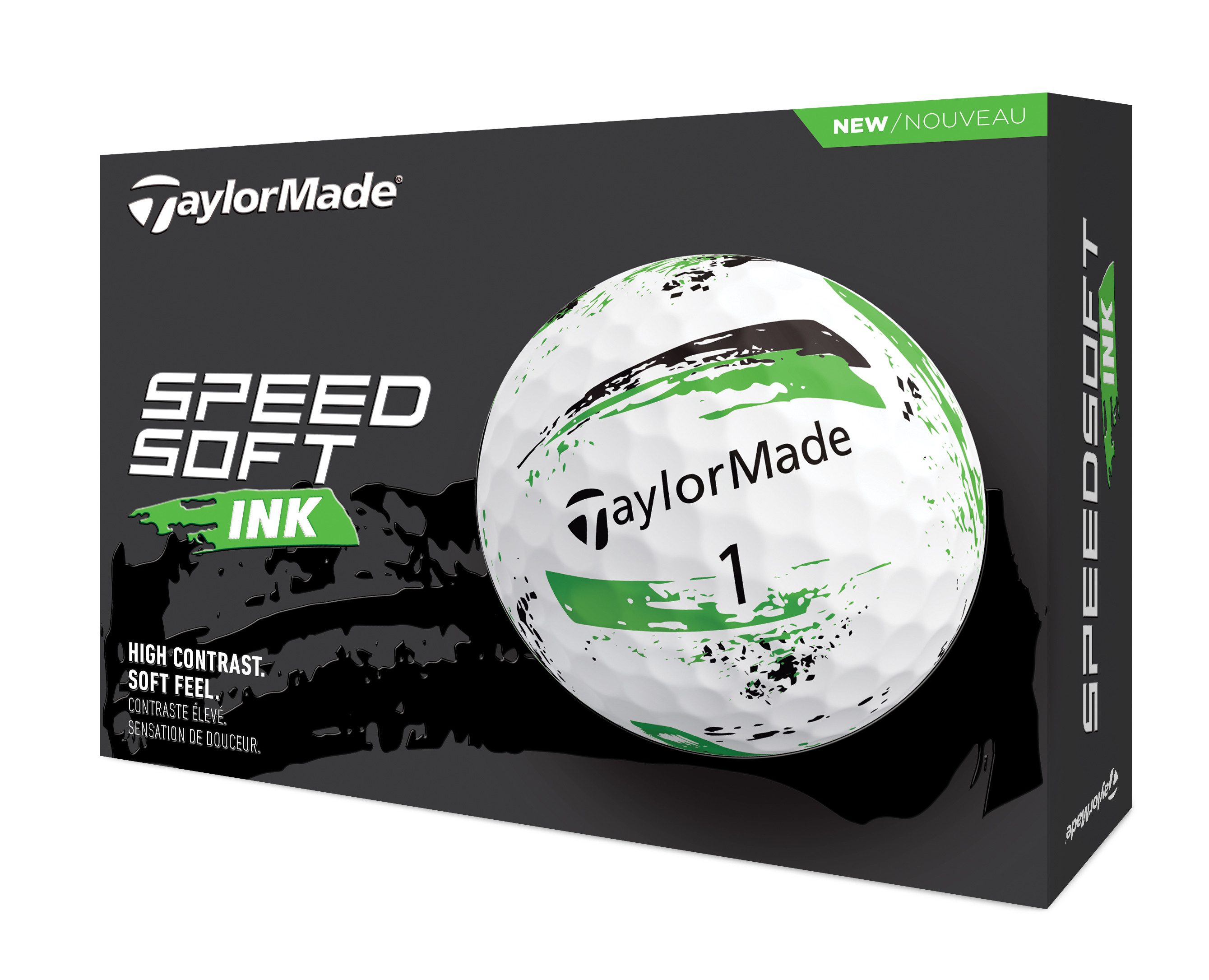 Taylormade Golfball TaylorMade Golfball SpeedSoft Ink Grün 1 Dutzend