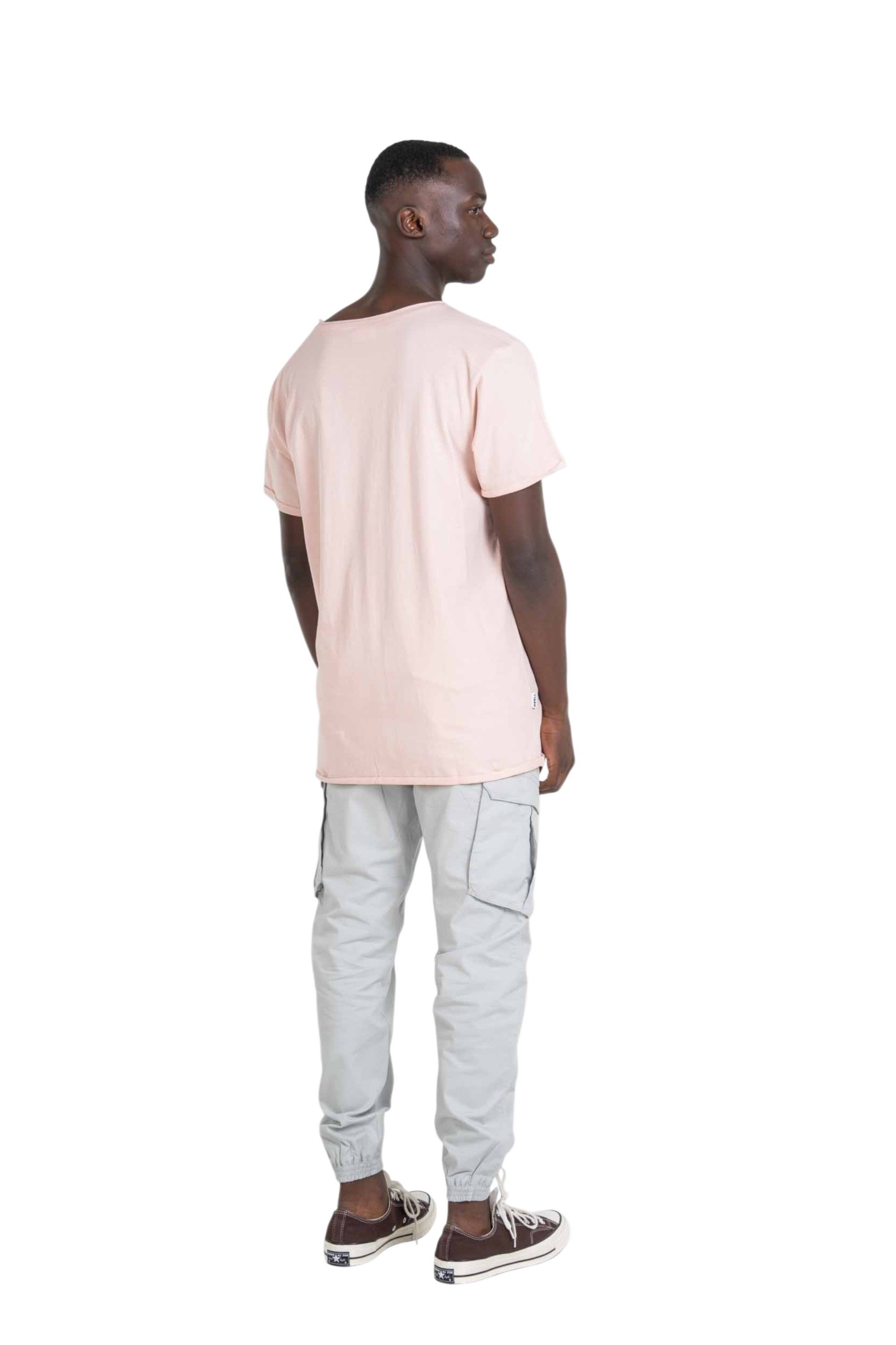 REELL Cargohose Hose Reell Reflex Cargo Lightweight Mirage Grey Elastische Bündchen an den Hosenbeinen