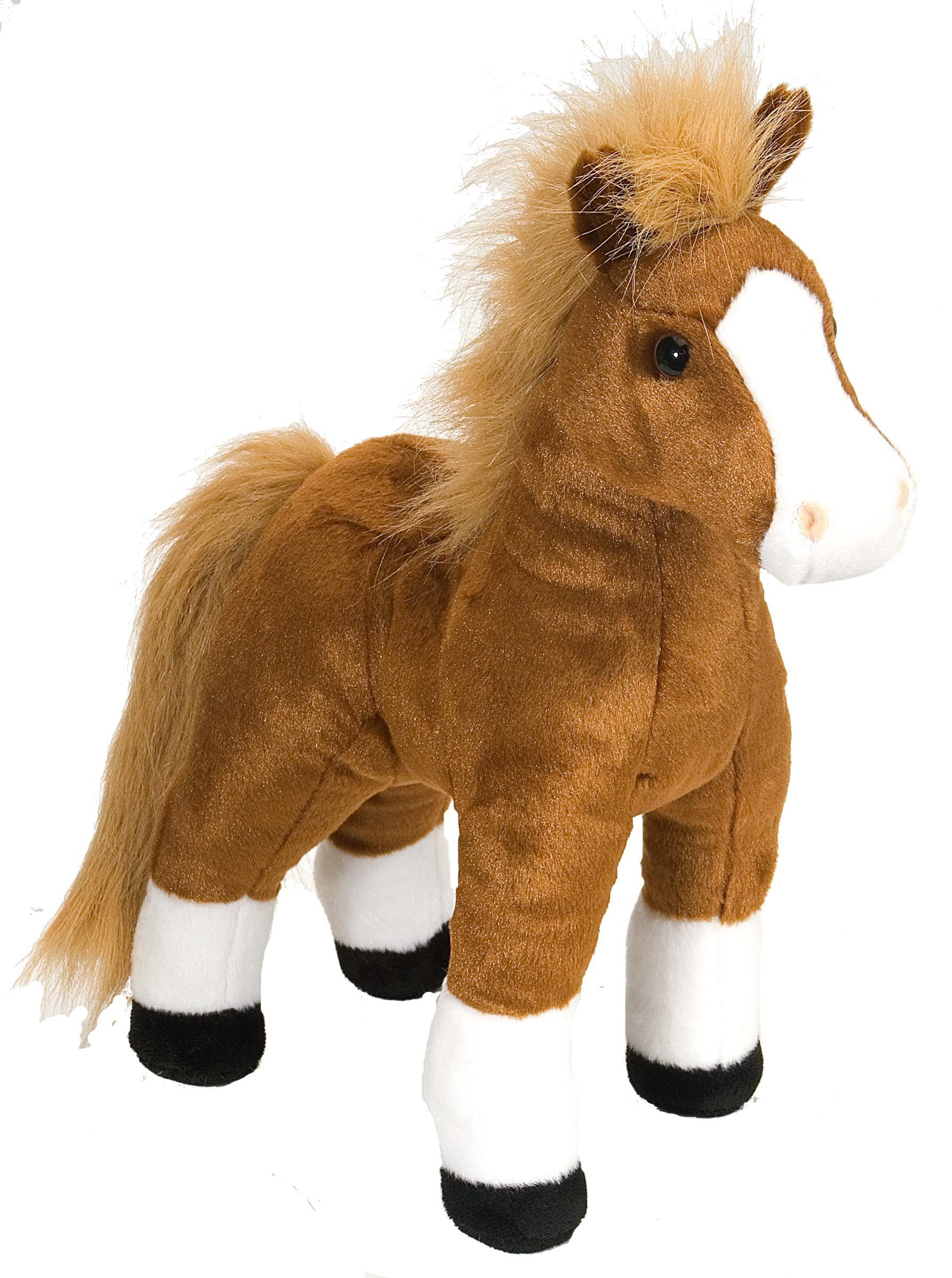 WILD REPUBLIC    Kuscheltier Wild Republic - Kuscheltier - Cuddlekins - Pferd Braun Stehend