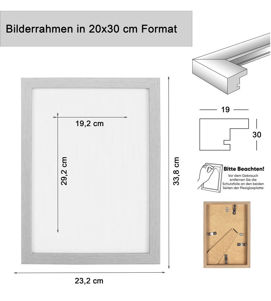 IDEAL TREND Bilderrahmen Holz Bilderrahmen Lifestyle günstig online kaufen