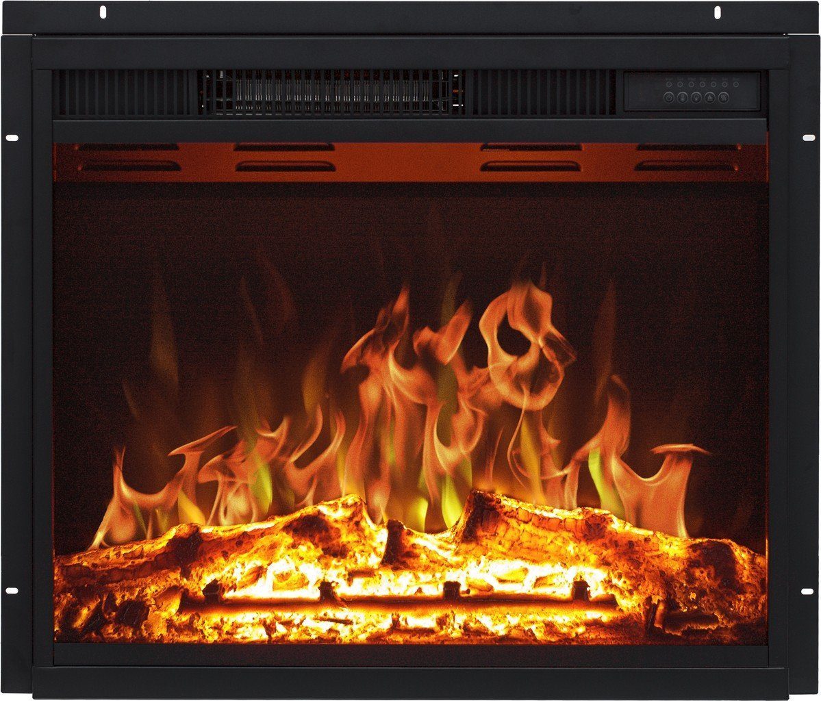 Kaminlicht Elektrokamin Elektrokamineinsatz Class, Heizleistung bis 1800W, regelbarem Flammeneffekt & Timerfunktion