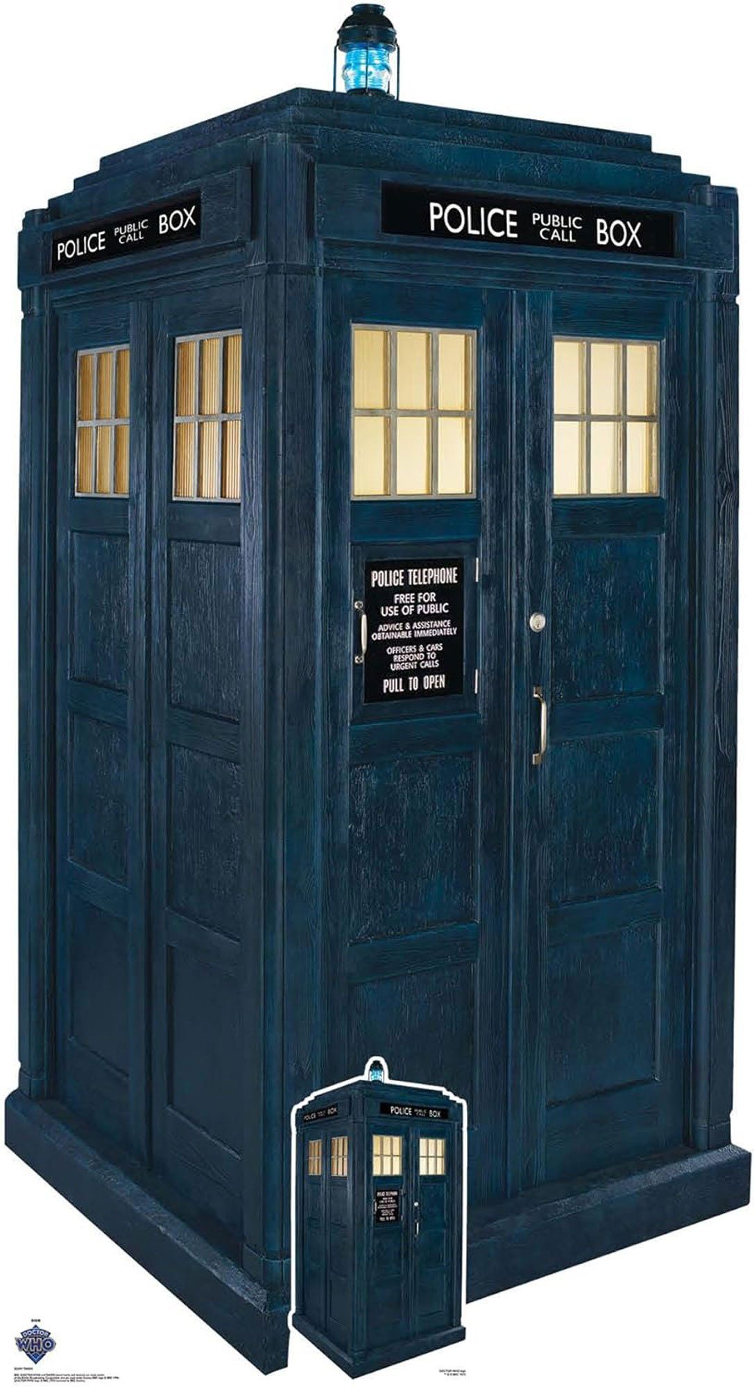 Dekofigur Doctor Who - Pappaufsteller - Tardis Pappaufsteller