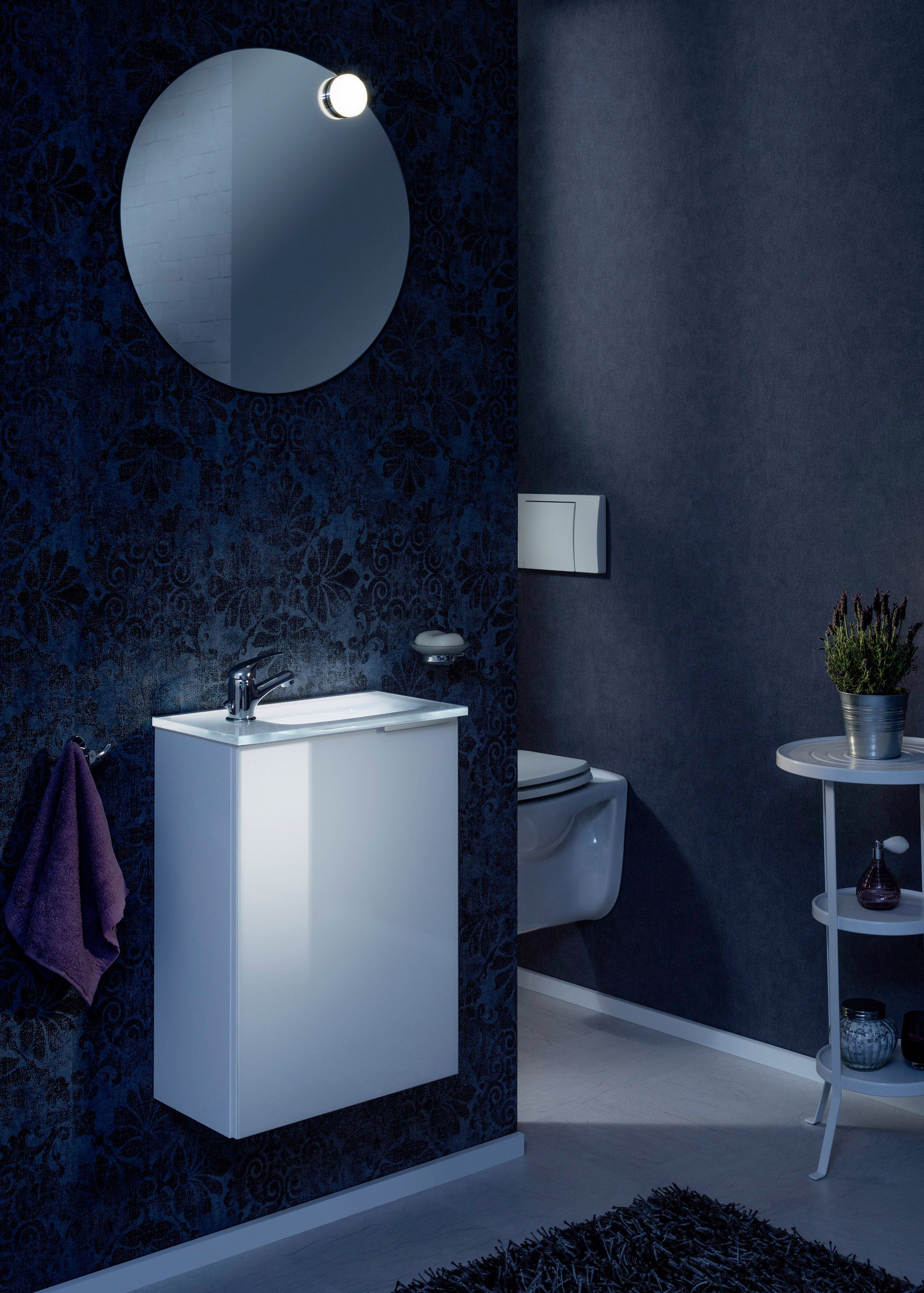 FACKELMANN LED Lichtleiste BackLight mini Waschbeckenbeleuchtung, LED fest integriert