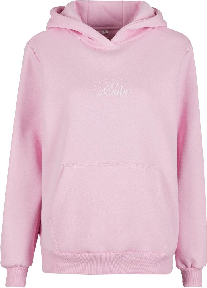 Hoodie Babe Wording Ladies Fluffy Hoody