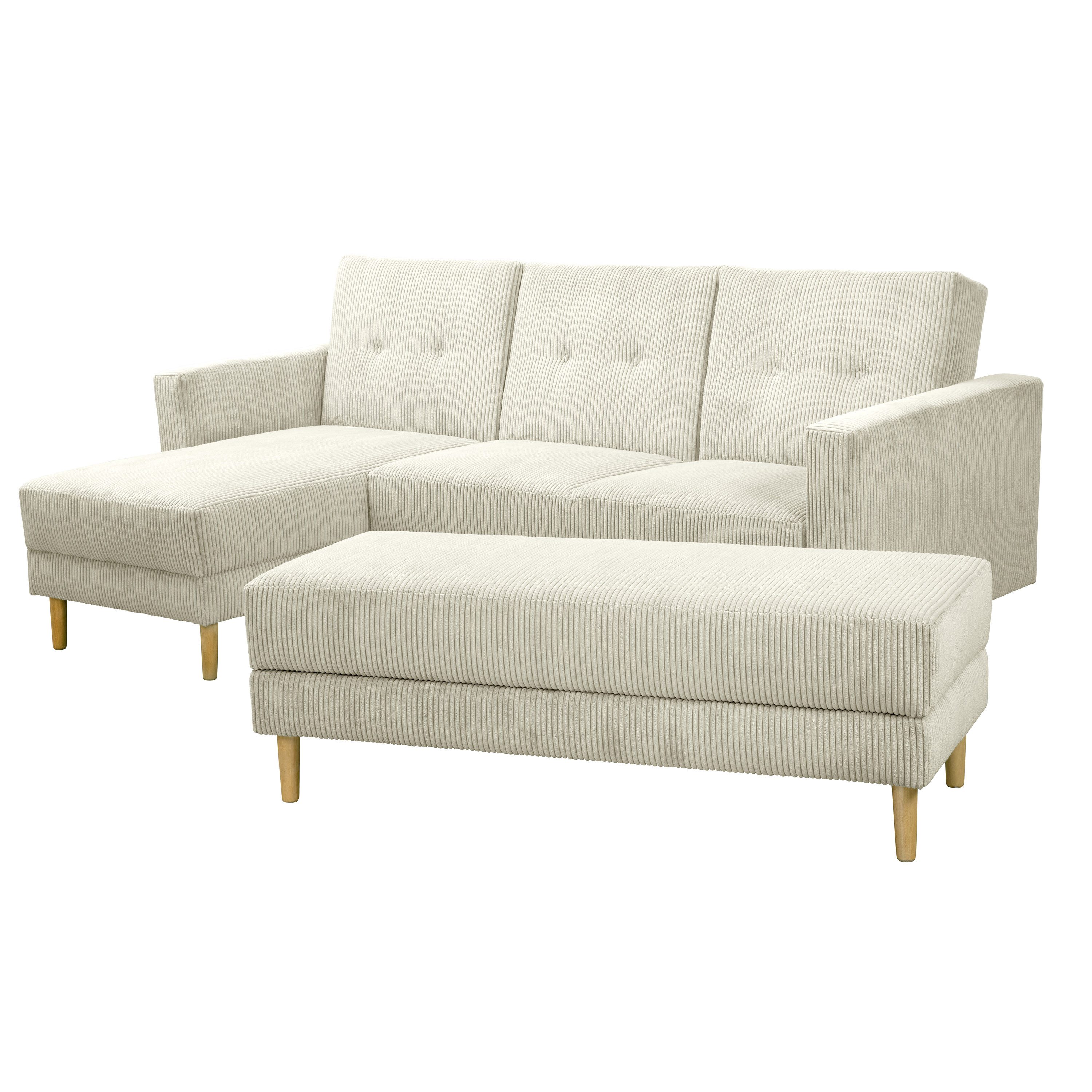 Max Winzer® Ecksofa Just Cool, Funktionssofa mit Табуретки
