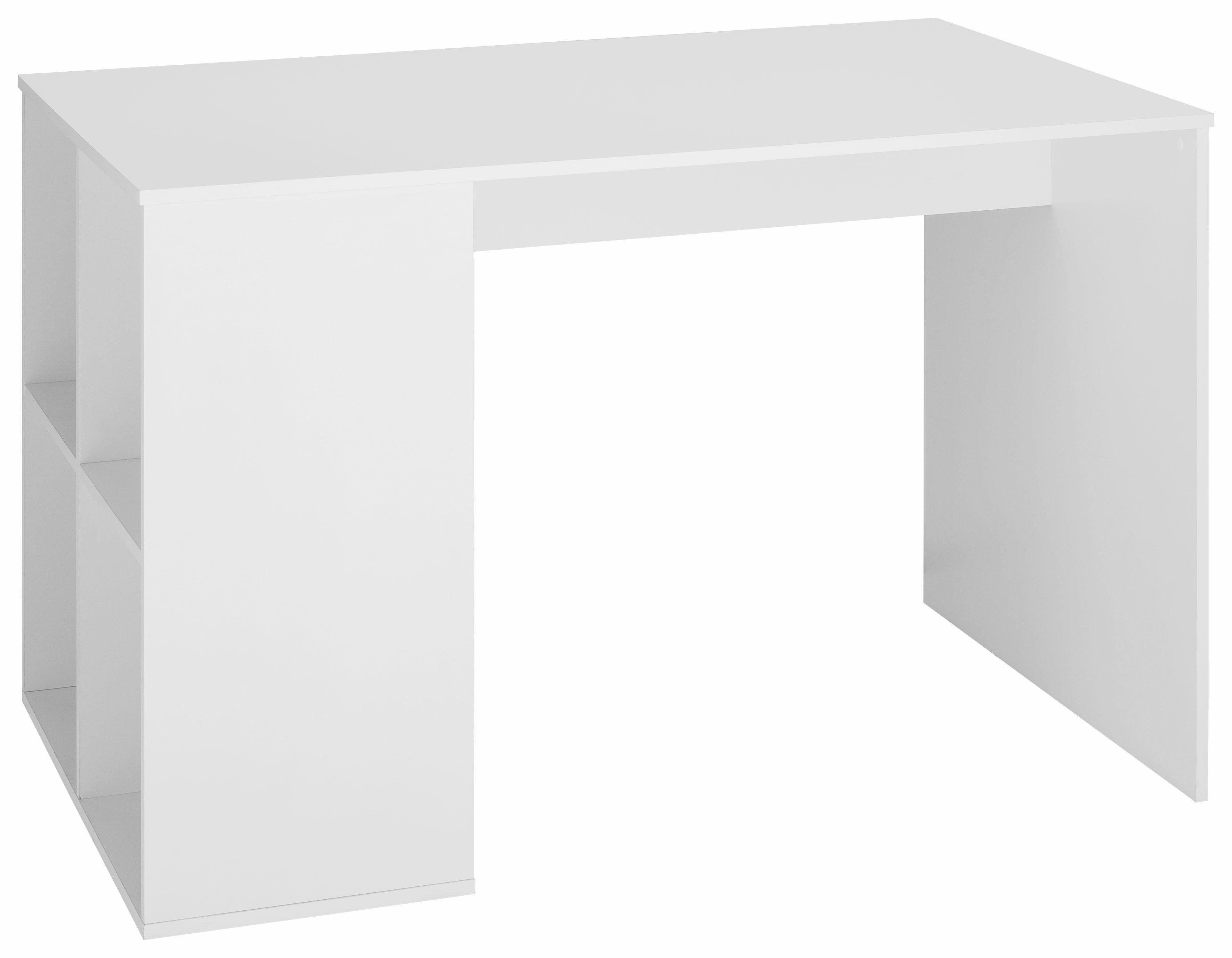 FMD Gent, mit seitlichen weiß Fächern 4 Schreibtisch