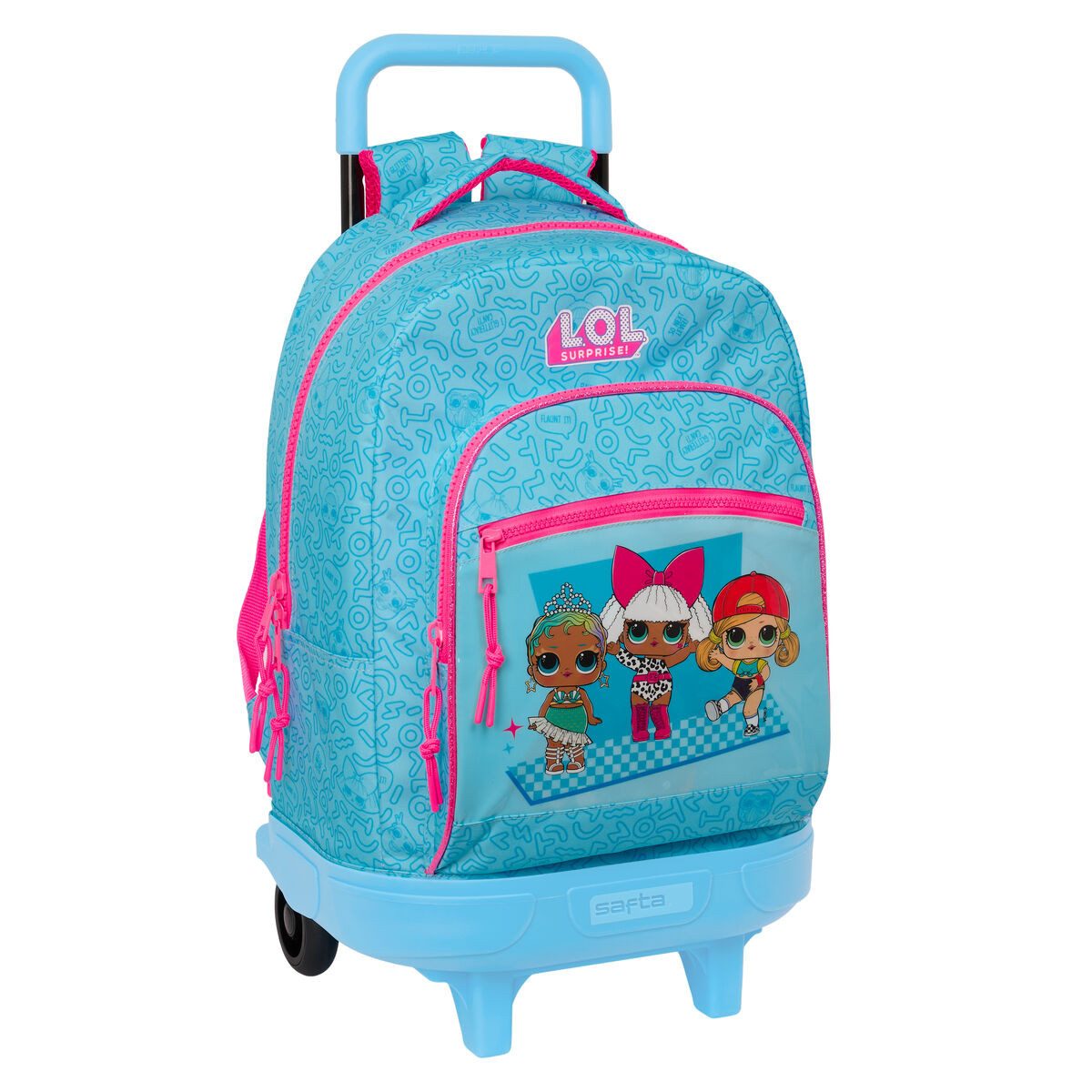 L.O.L. SURPRISE! Ранцы Schulrucksack mit Rädern Rucksack Trolley LOL Surprise Divas Blau 33 X