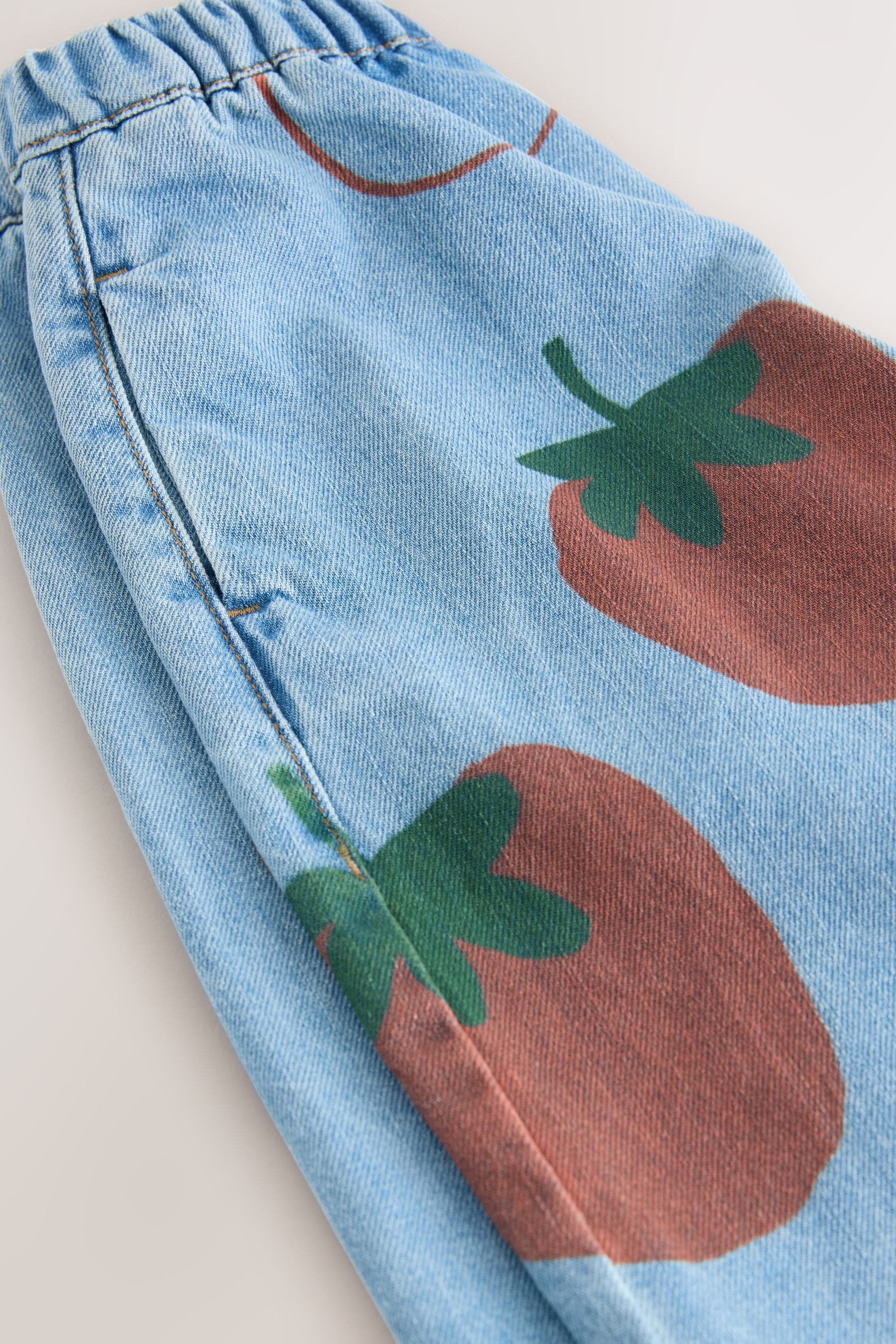 Next Dehnbund-Jeans Jeans mit Blumenstickereien (1-tlg)