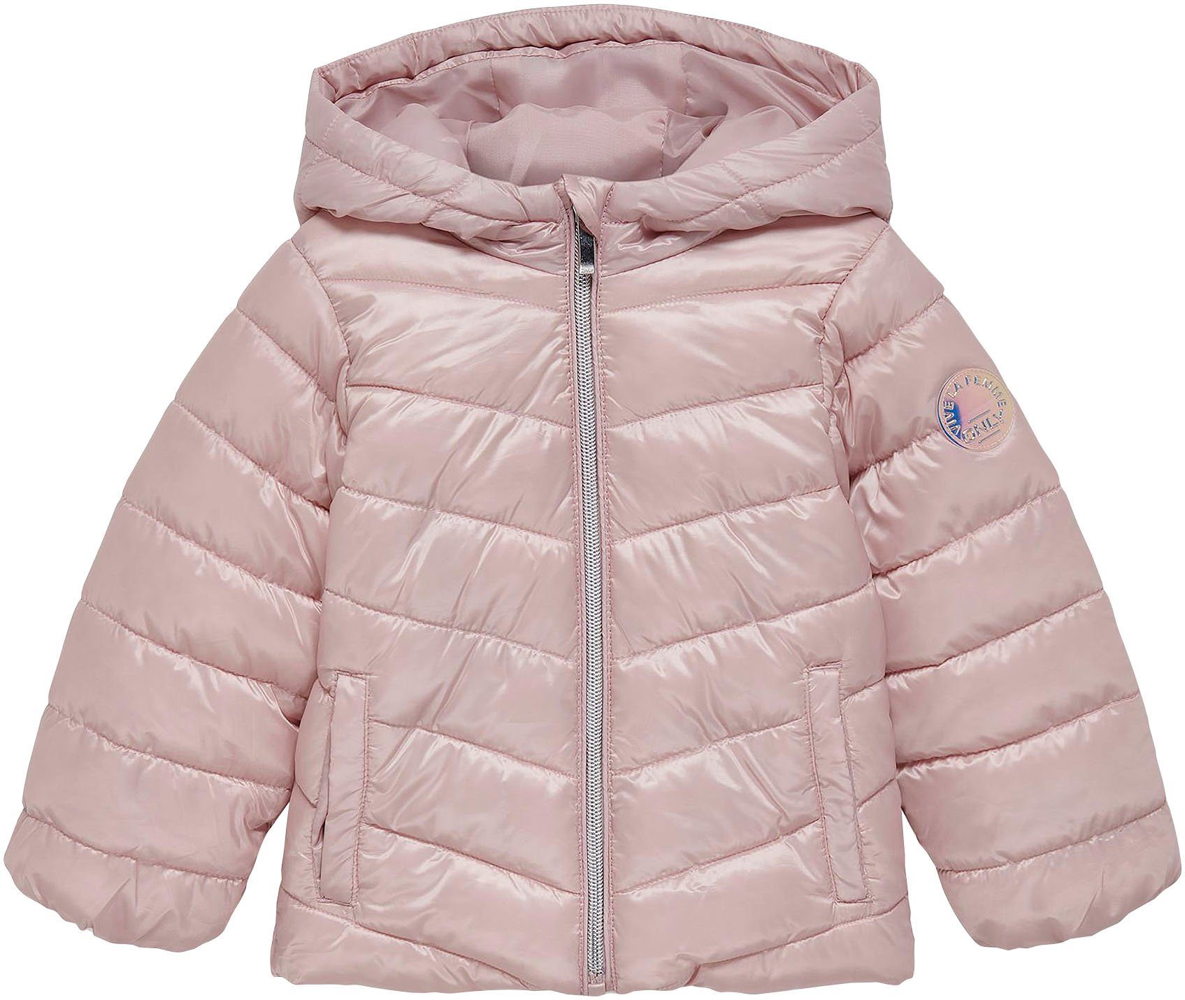 KIDS ONLY Steppjacke KMGNEWTALIA NEA QUILTD AOP JACKET CP OTW rose smoke