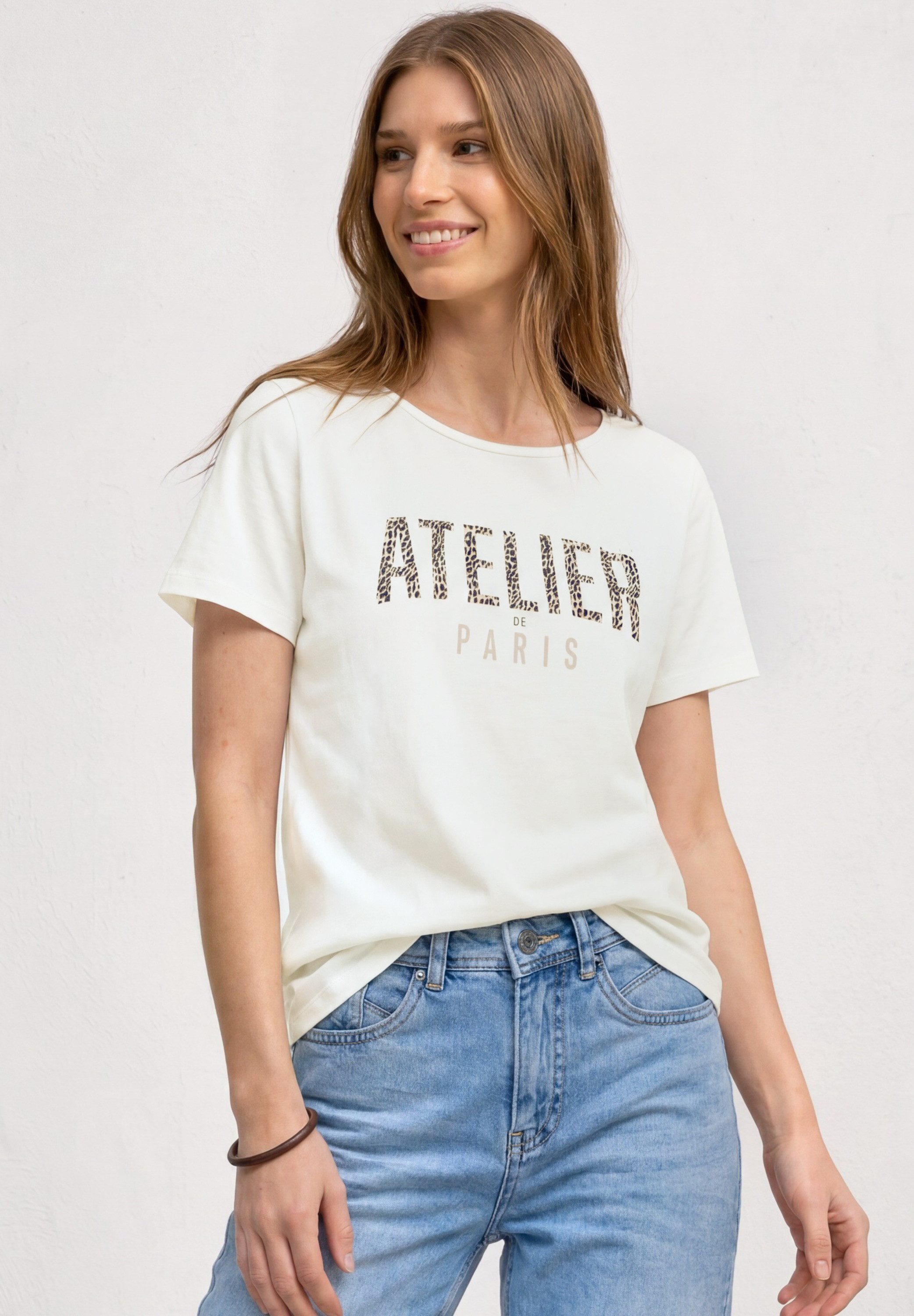 STREET ONE T-Shirt aus reiner Baumwolle