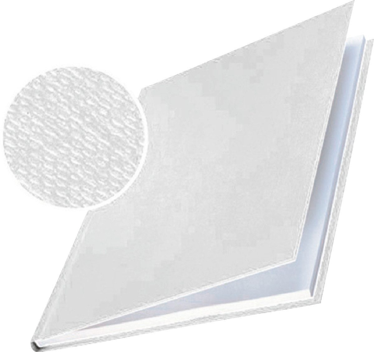 LEITZ Thermo-Bindemappe Buchbindemappe impressBind Hard Cover 14,0mm weiß VE=10 Stück, (