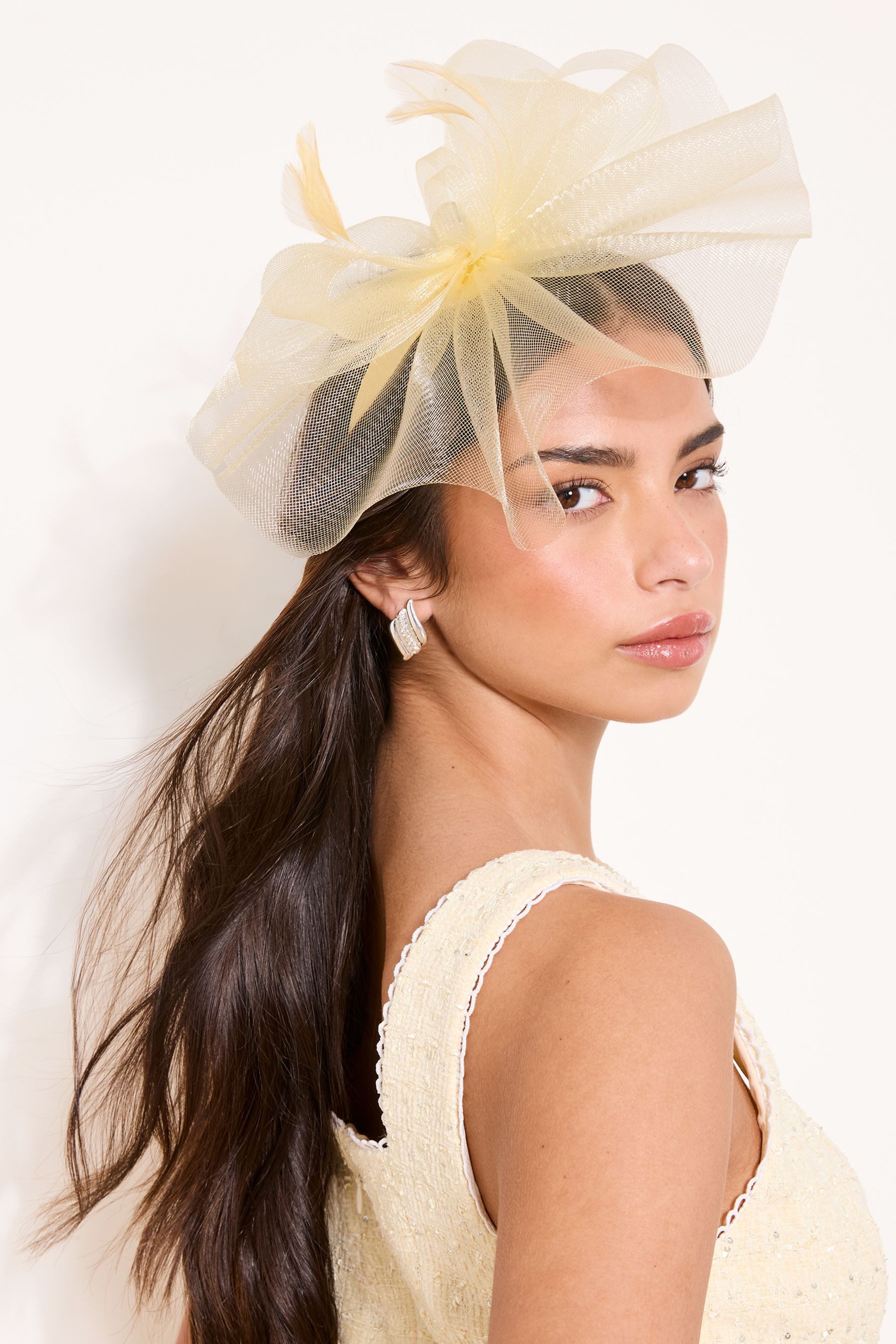 LIPSY Haarband Lipsy Oversized Fascinator-Haarreif mit Mesh